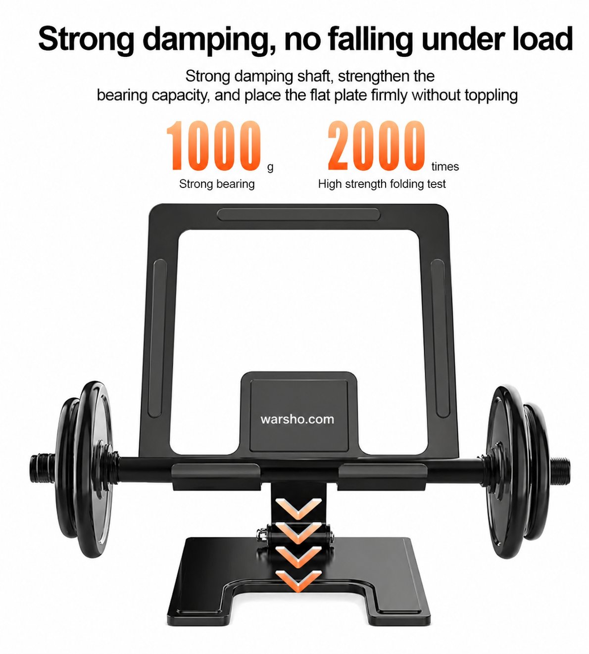 Universal Adjustable Metal Tablet & Phone Stand - image 2
