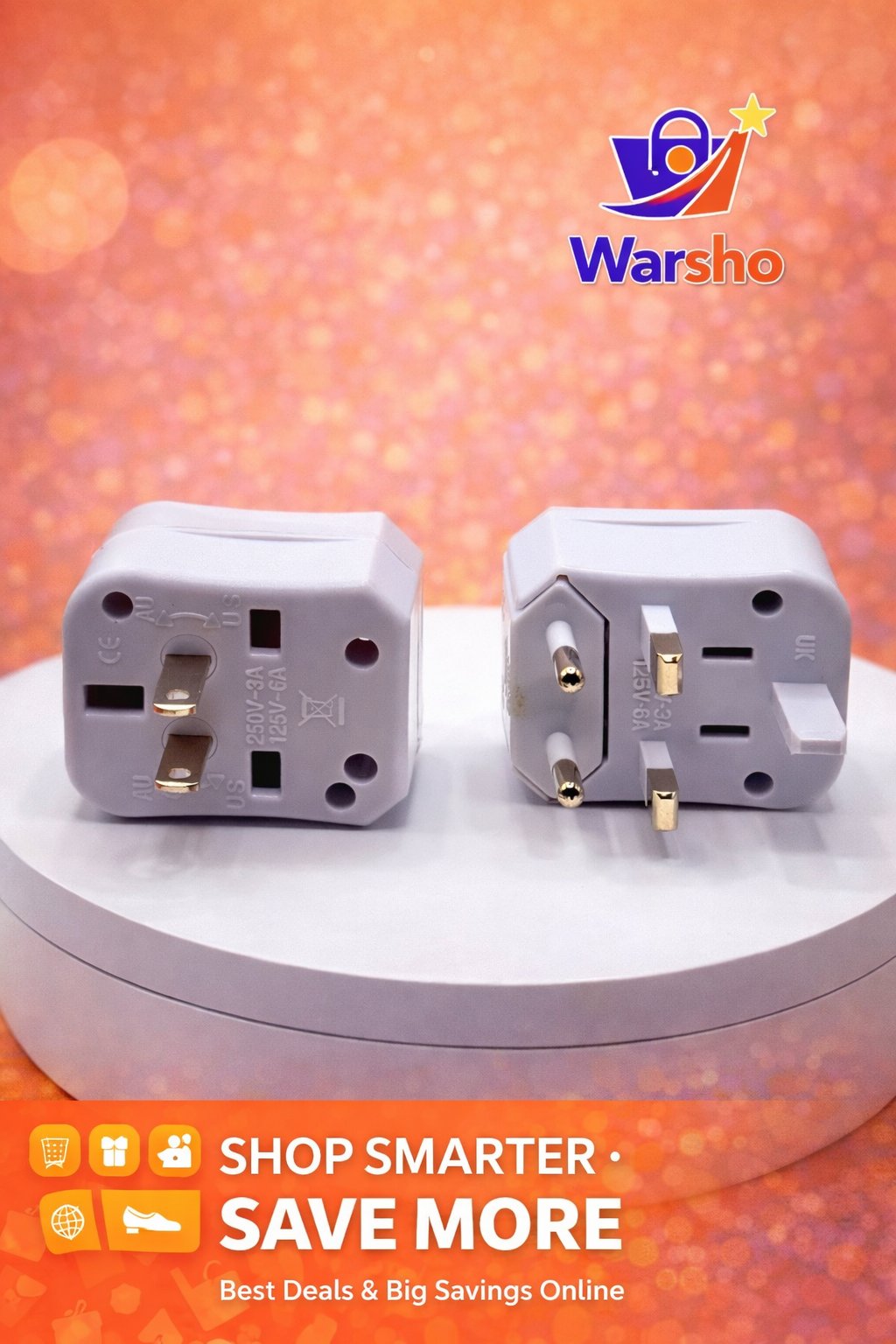 Xssive Universal Plug 6A Worldwide Travel Adapter - image 5