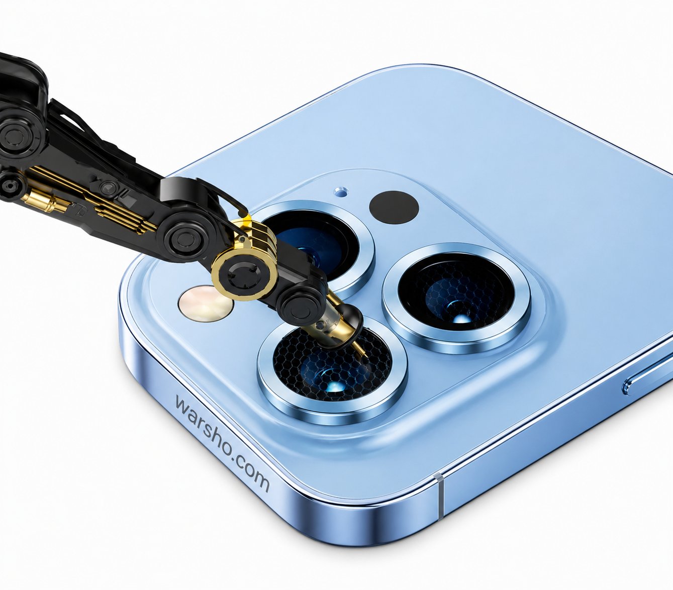 Titanium Color Metal Ring Camera Lens Protector (For iPhone 16 / 15 / 14 / 13 / 12 Series – Tempered Glass Lens Cover) - image 5