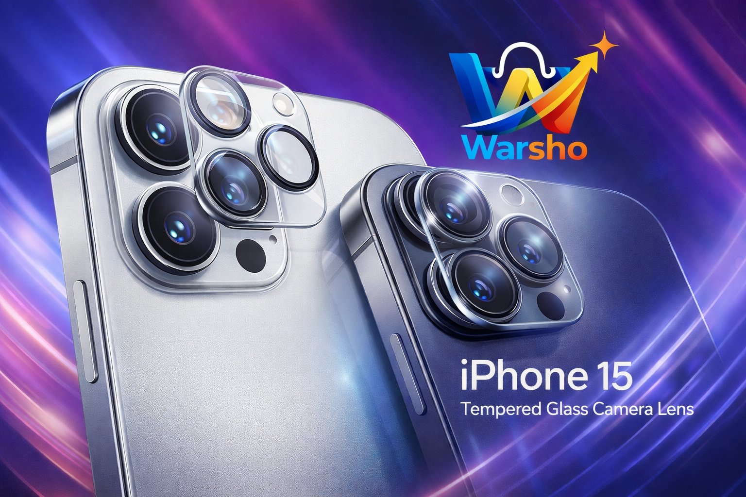 iPhone 15 PROMAX  Tempered Glass Camera Lens - image 2