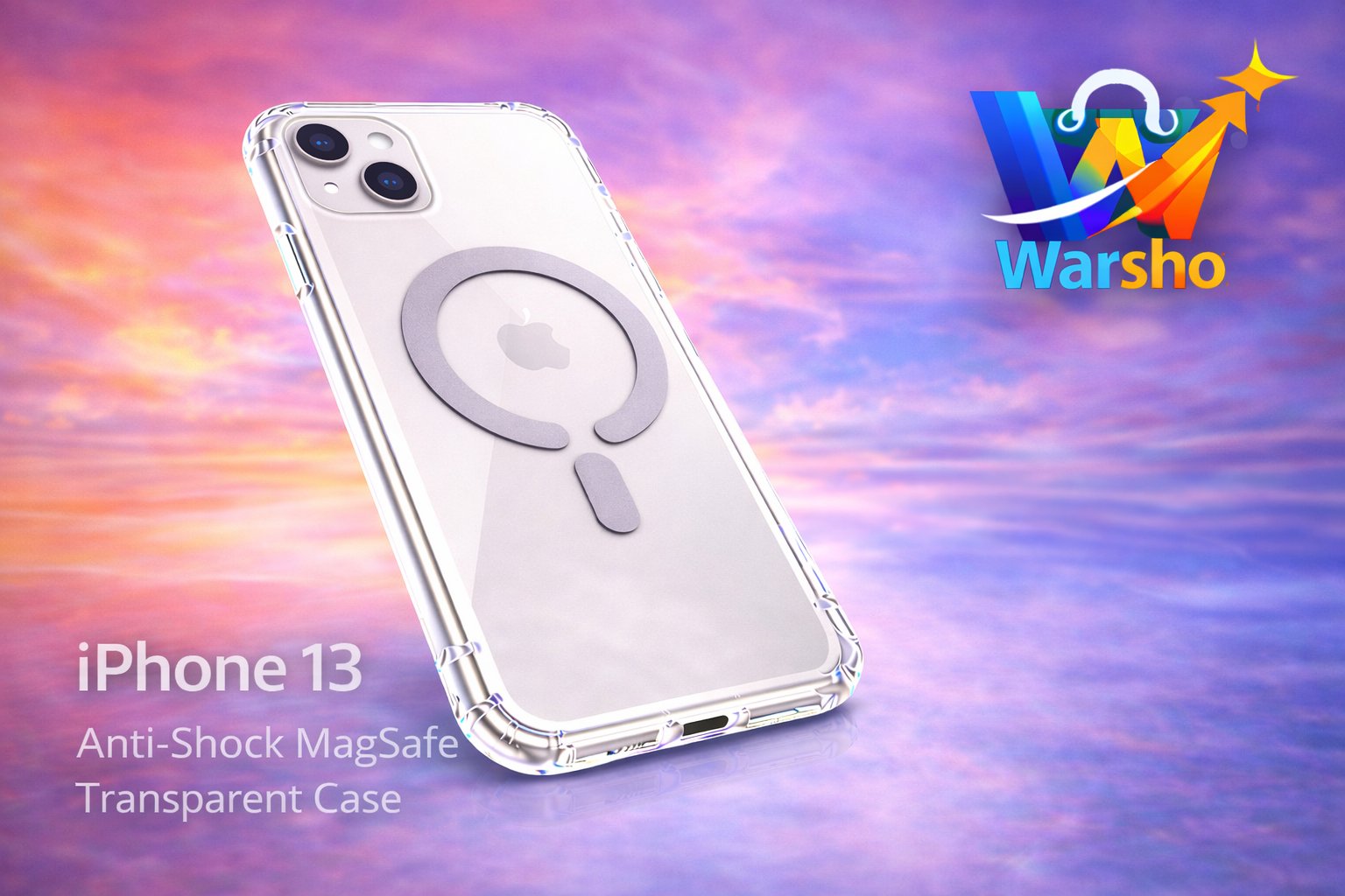 iPhone 13 Anti-Shock MagSafe Transparent Case - image 4