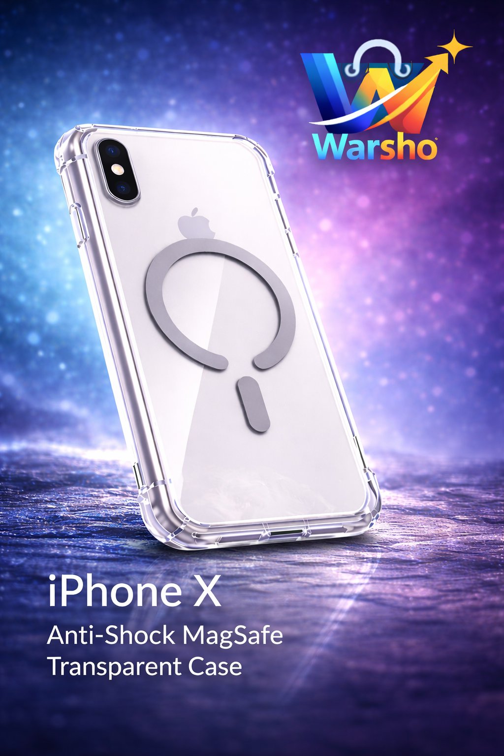 iPhone X Anti-Shock MagSafe transparent case - image 2