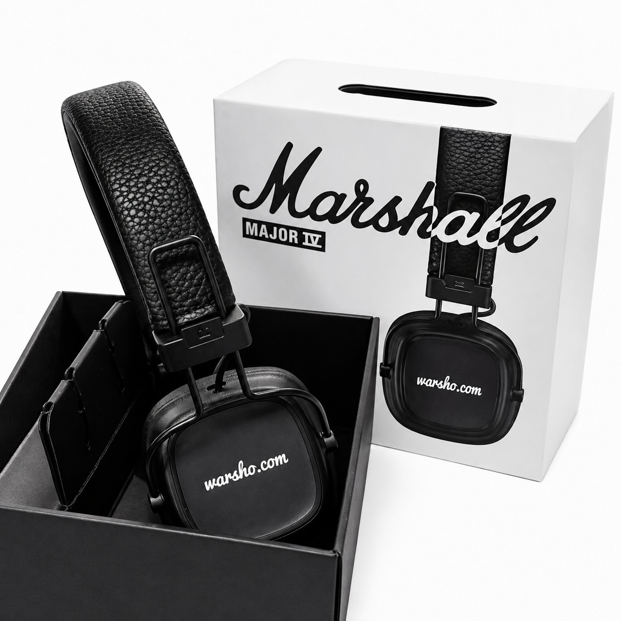 Marshall Major IV Wireless Bluetooth Headphones – 80H Battery, Deep Bass Stereo, Iconic Design - image 2