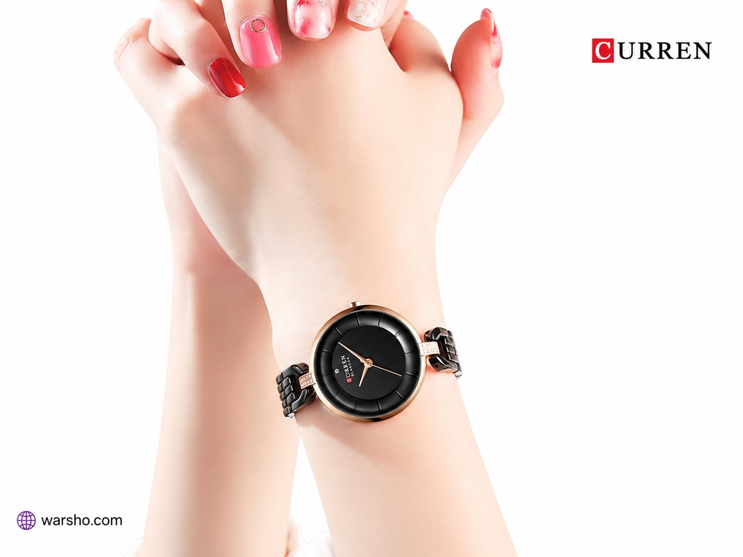 CURREN Women’s Luxury Quartz Stainless Steel Watch - image 3