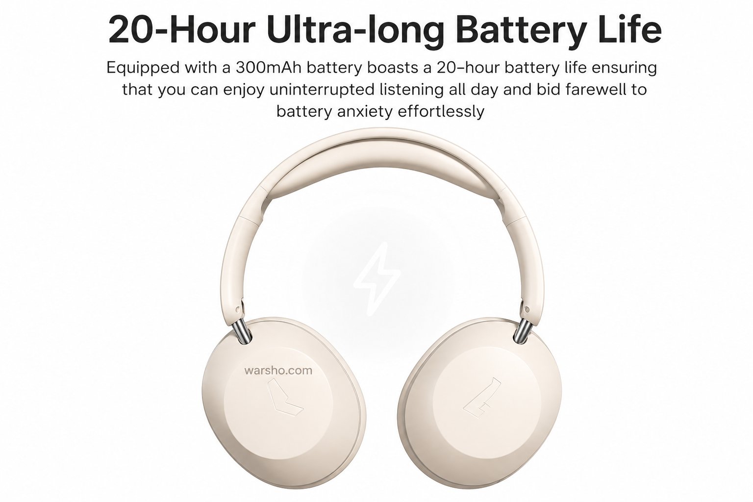 STONEGO Foldable Wireless Bluetooth Headphones – Over-Ear Stereo Sound, Lightweight Sports Headset - image 5