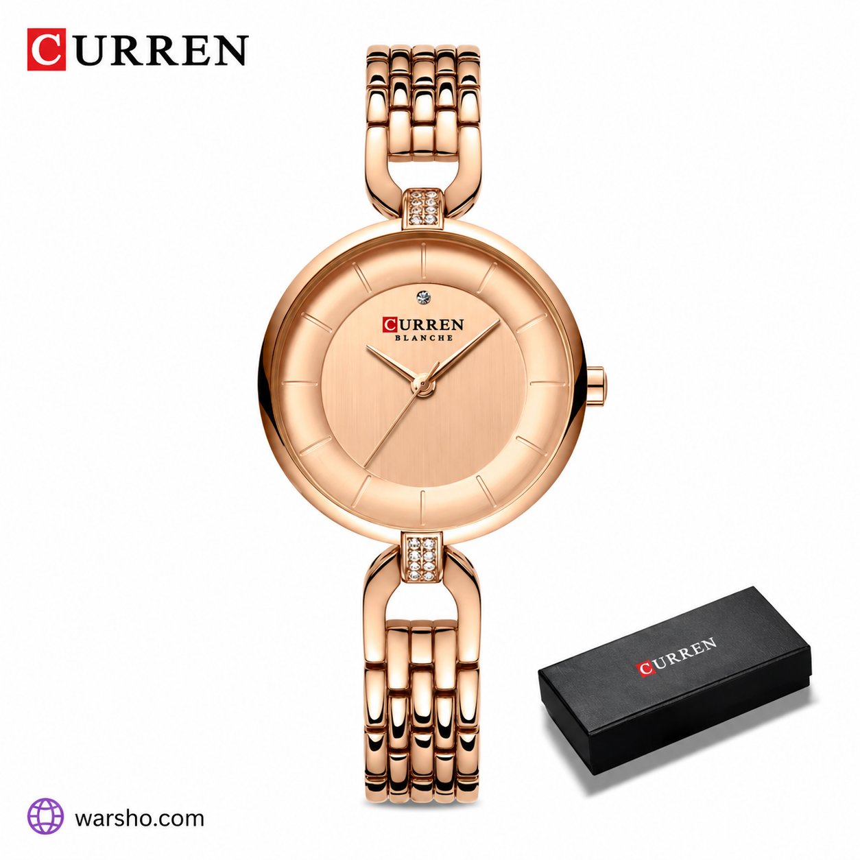 CURREN Women’s Luxury Quartz Stainless Steel Watch - image 4