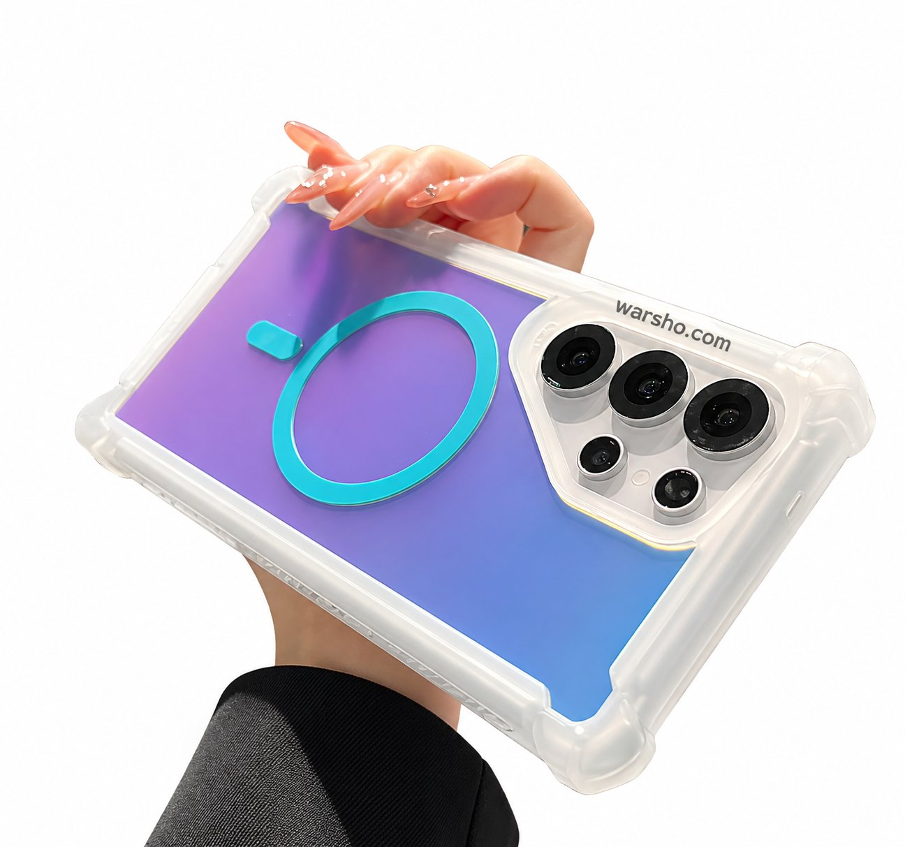 Luxury Shockproof Magnetic Color Changing Case For Samsung Galaxy S25 Ultra / S24 Plus – Double Layer MagSafe Armor Cover