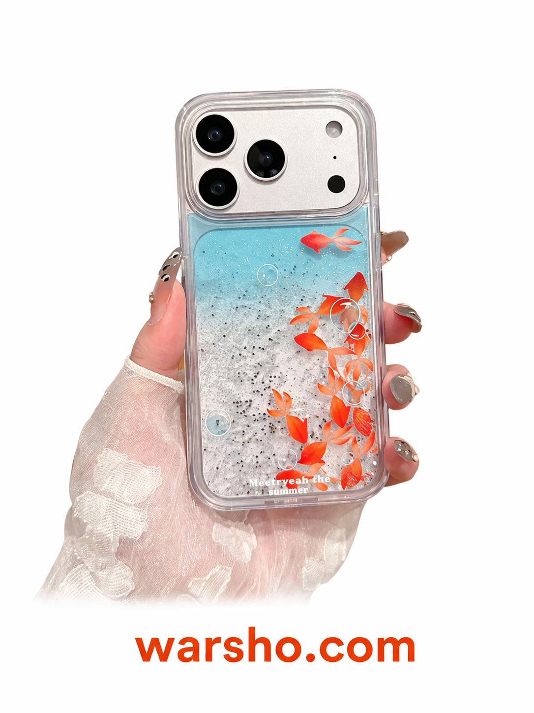 Goldfish Liquid Quicksand Case for iPhone 17 / 16 / 15 Pro Max - image 3