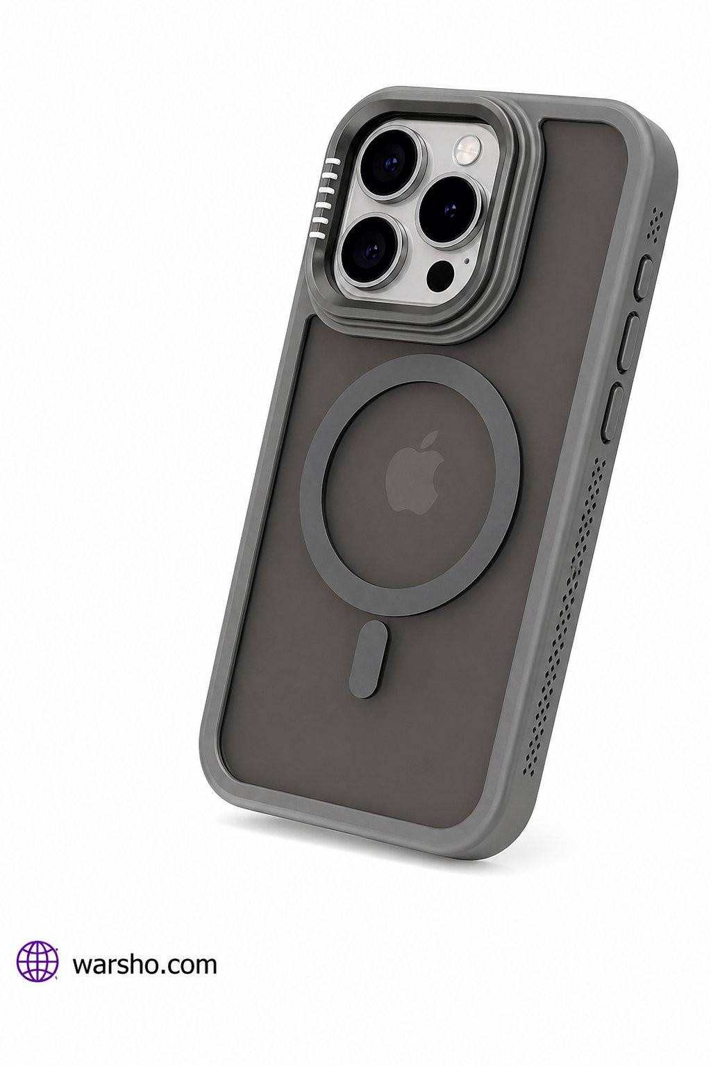 Luxury MagSafe Clear Heat Dissipation Case for iPhone 11/12/13/14/15/16 Series (Acrylic Armor Cover) - image 5