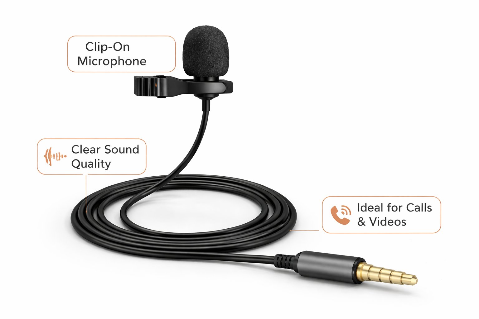 3.5 AUX Lavalier Microphone - image 2