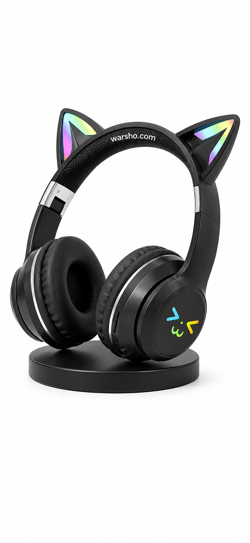 RGB Cat Ear Wireless Headphones Bluetooth – LED Glow, Gaming Headset with Mic, Type-C Charging (Cute Style - image 3