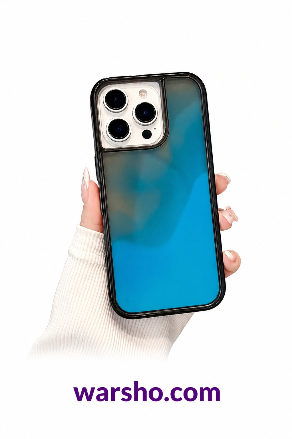 Glow in Dark Luminous Quicksand Case for iPhone 16 / 17 Pro Max / 15 Series - image 3