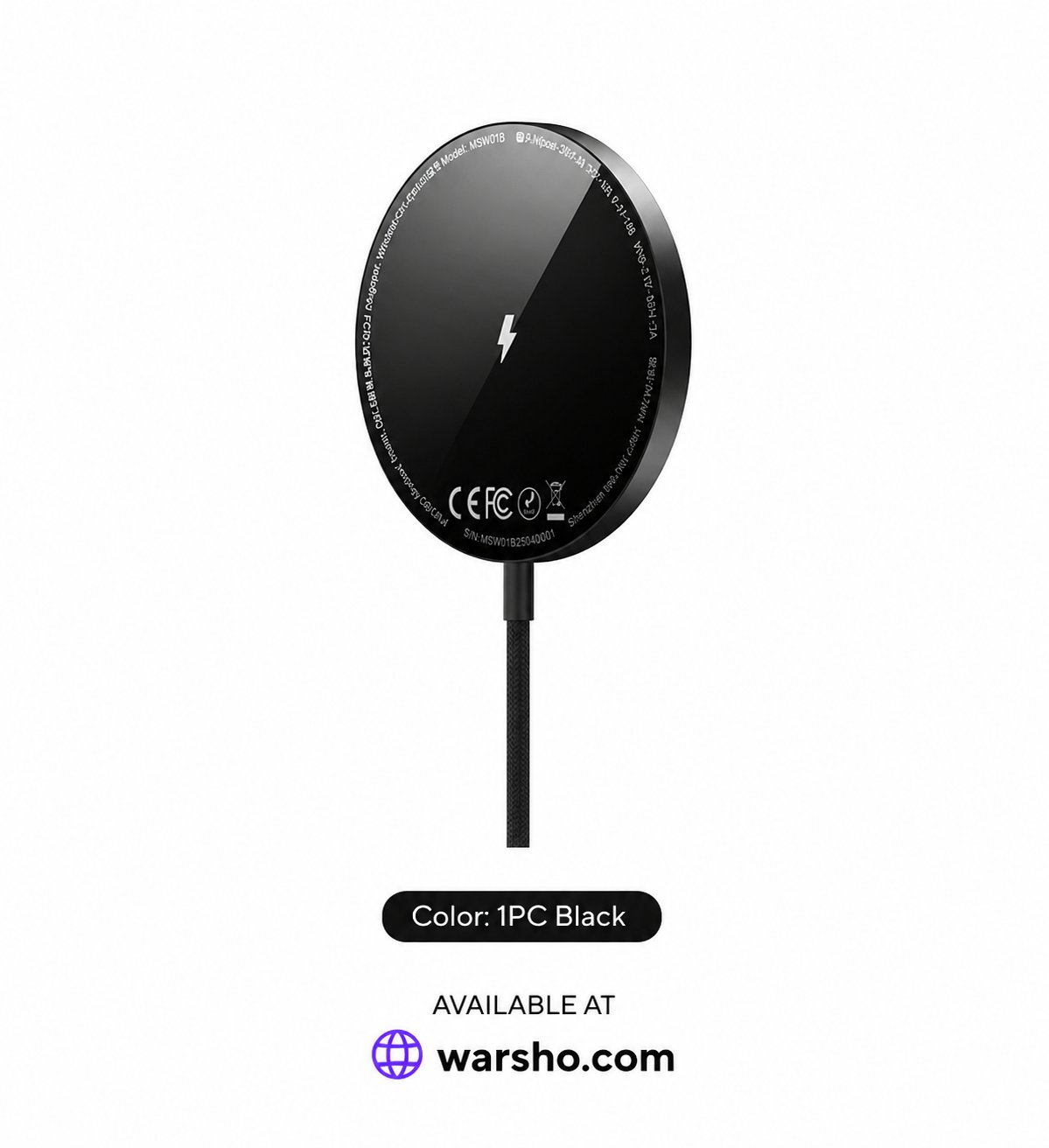 MOVESPEED W010 Qi2 25W Magnetic Wireless Charger - image 3