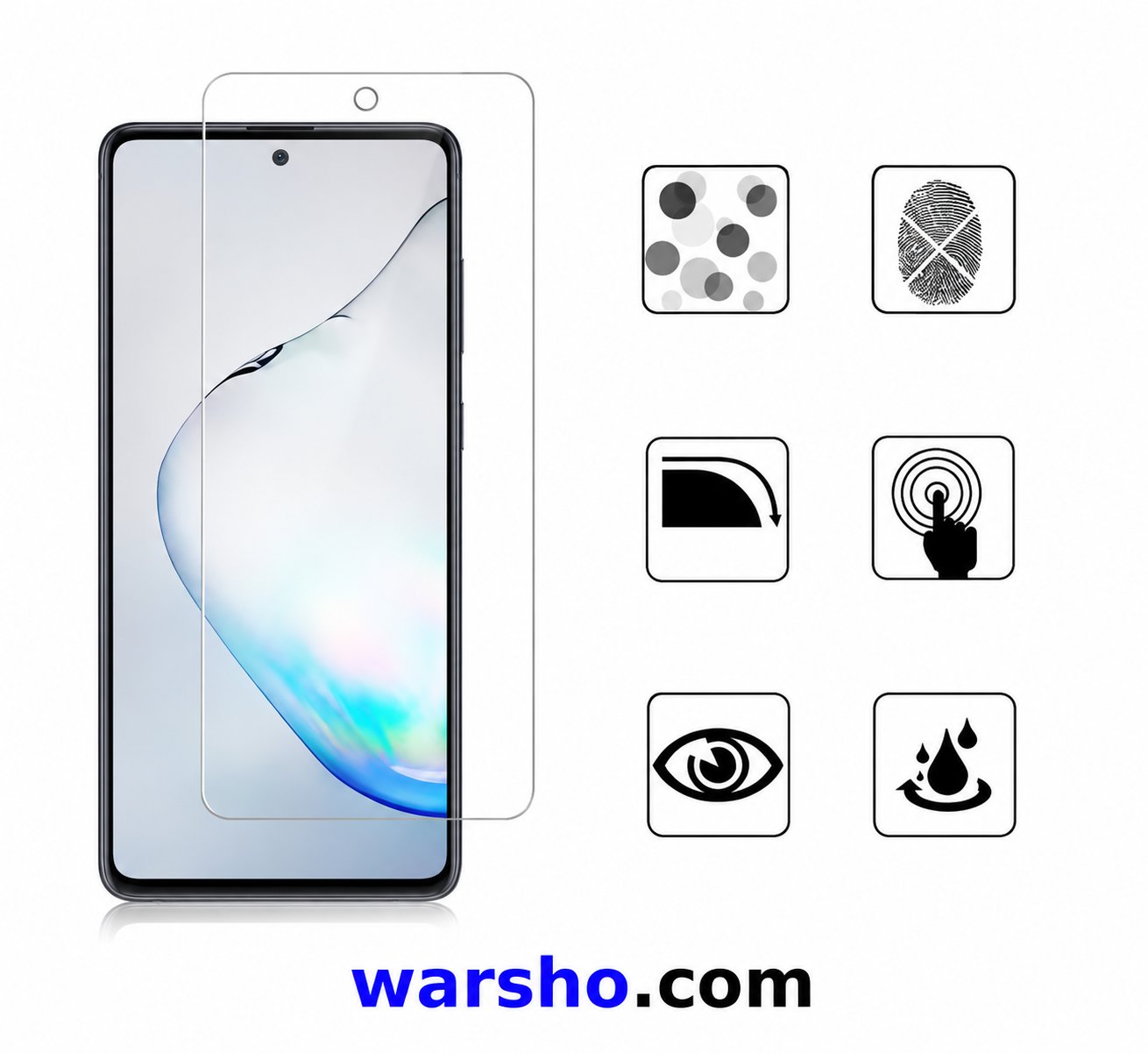 4PCS Samsung Galaxy S10 Lite Tempered Glass Screen Protector - image 2