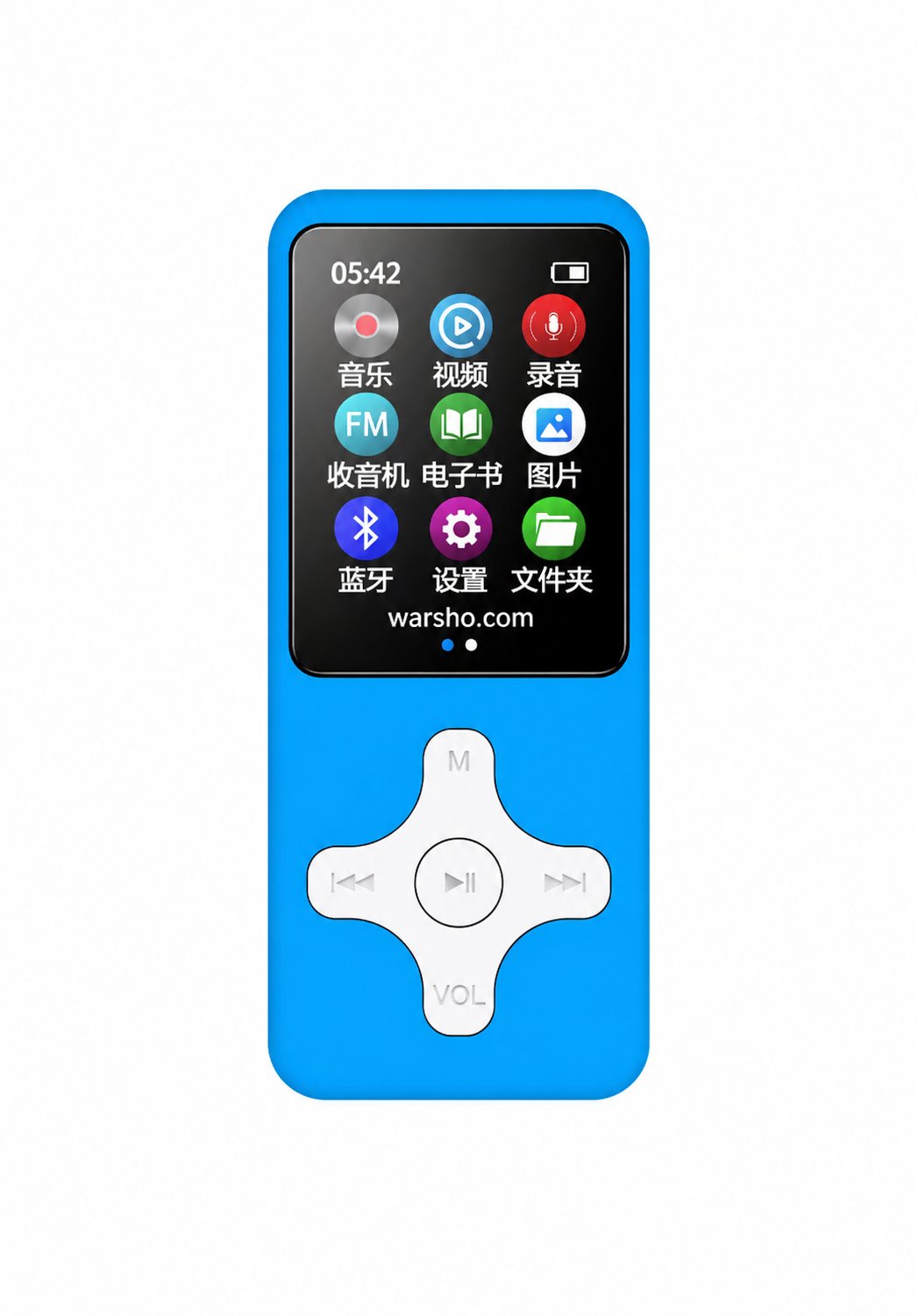HiFi Bluetooth MP3 Music Player (Recorder, Walkman, Memory Card Support) - image 2