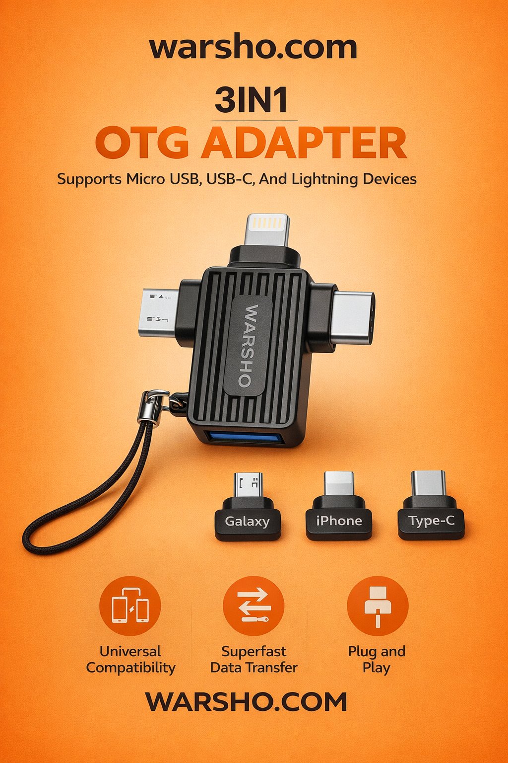 3IN1 OTG Adapter