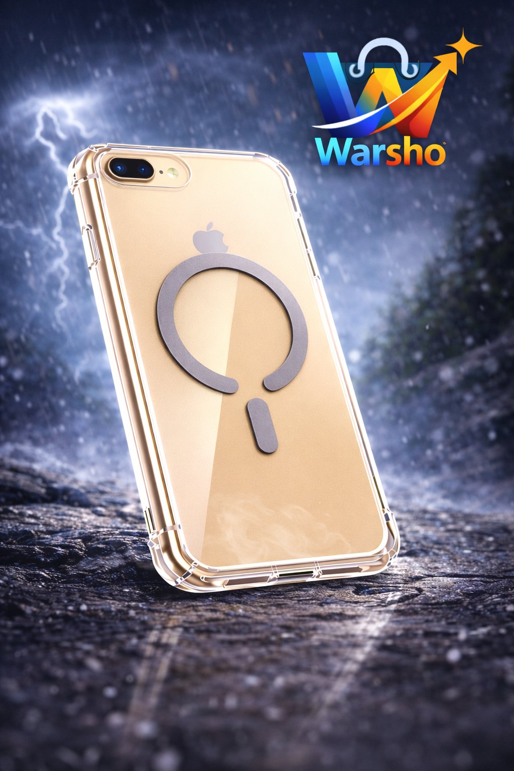 iPhone 8 Plus Anti-Shock MagSafe transparent case - image 3