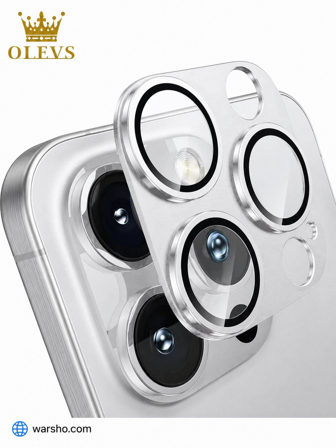 Metal Glass Camera Lens Protector for iPhone 13/14/15/16/17 Pro & Pro Max (Full Coverage Lens Cover - image 4