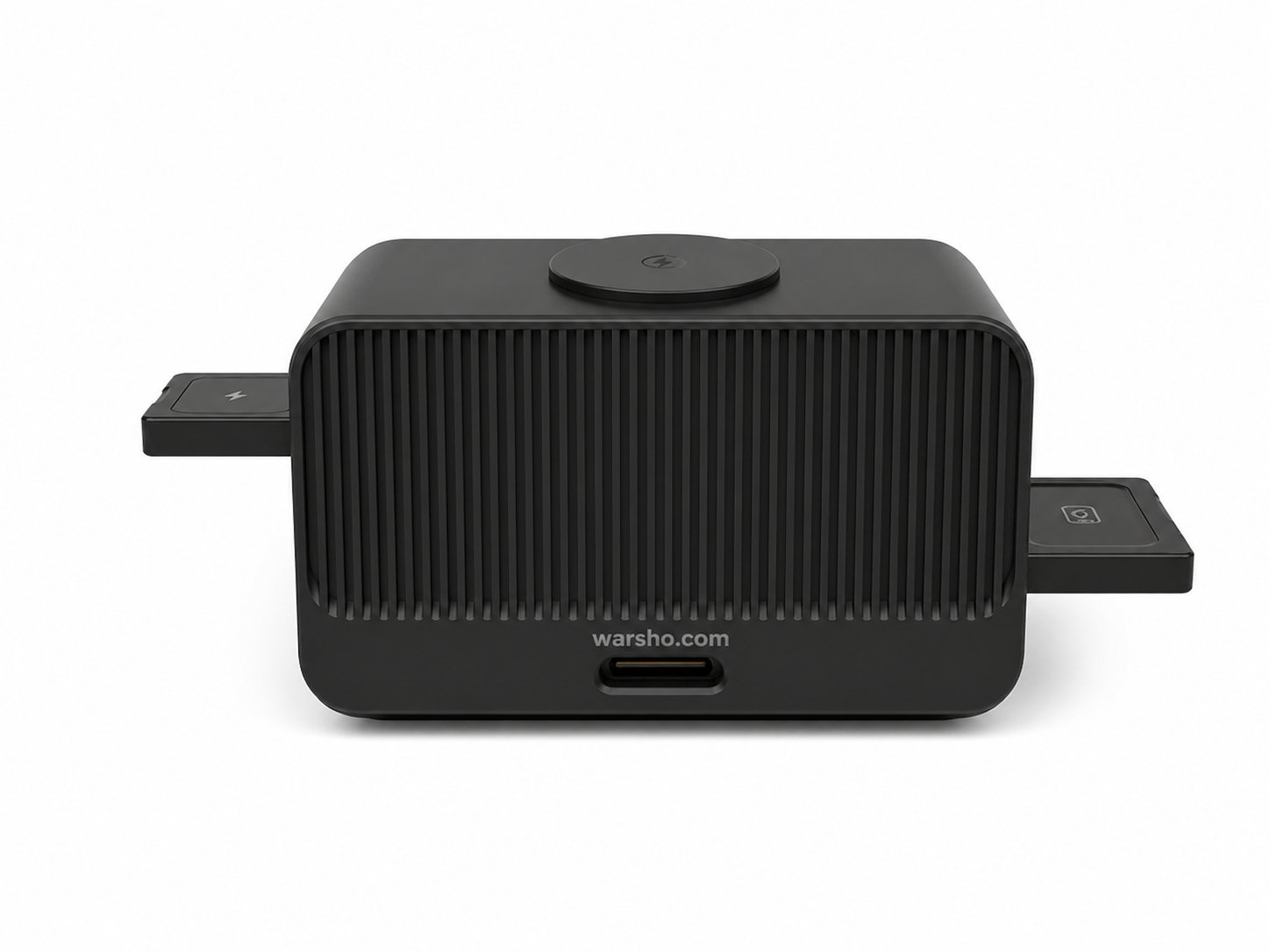 7-in-1 Wireless Charging Station with Alarm Clock & Night Light – Fast Charger for iPhone, Apple Watch & AirPods - image 3