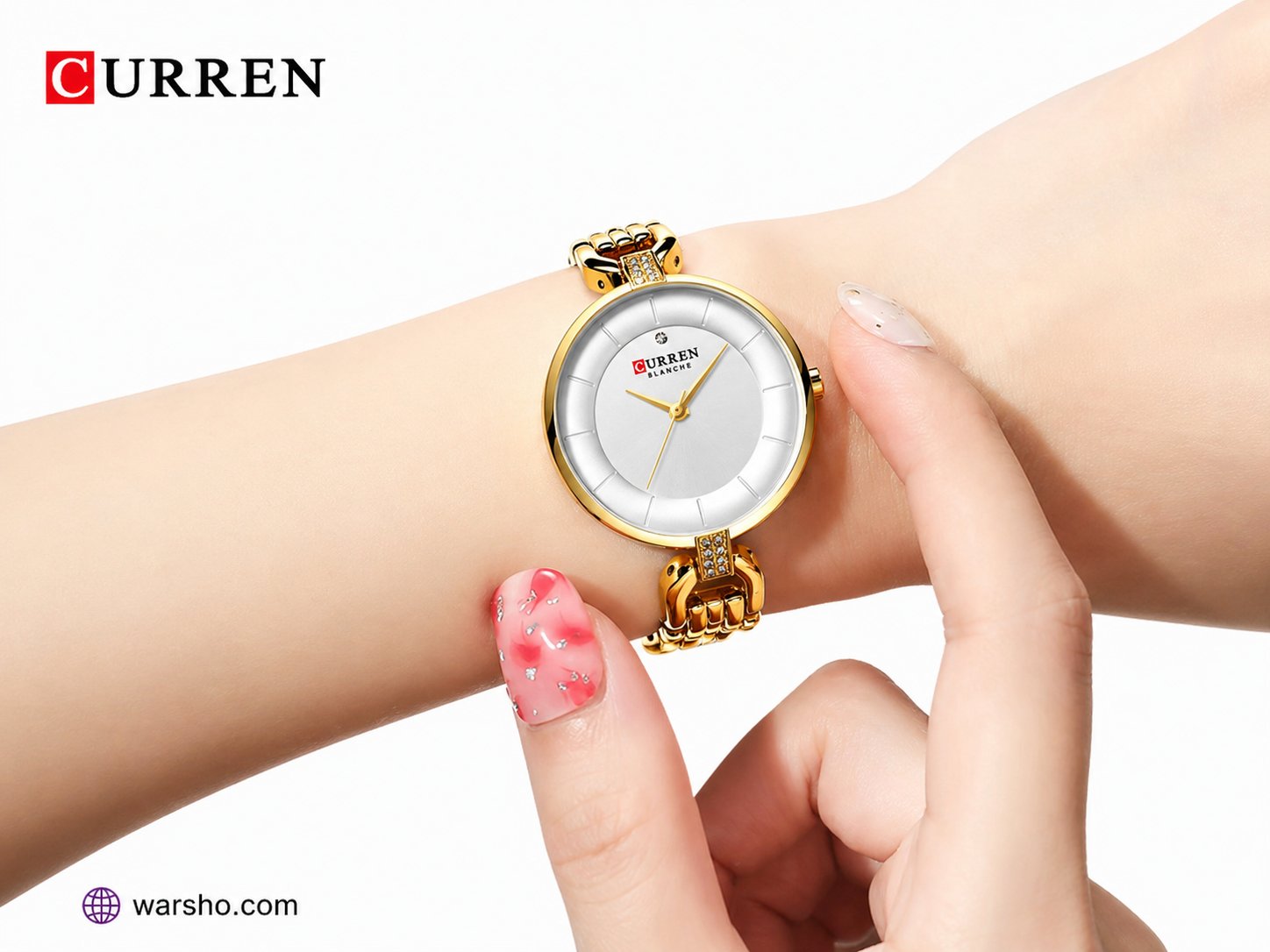 CURREN Women’s Luxury Quartz Stainless Steel Watch - image 5