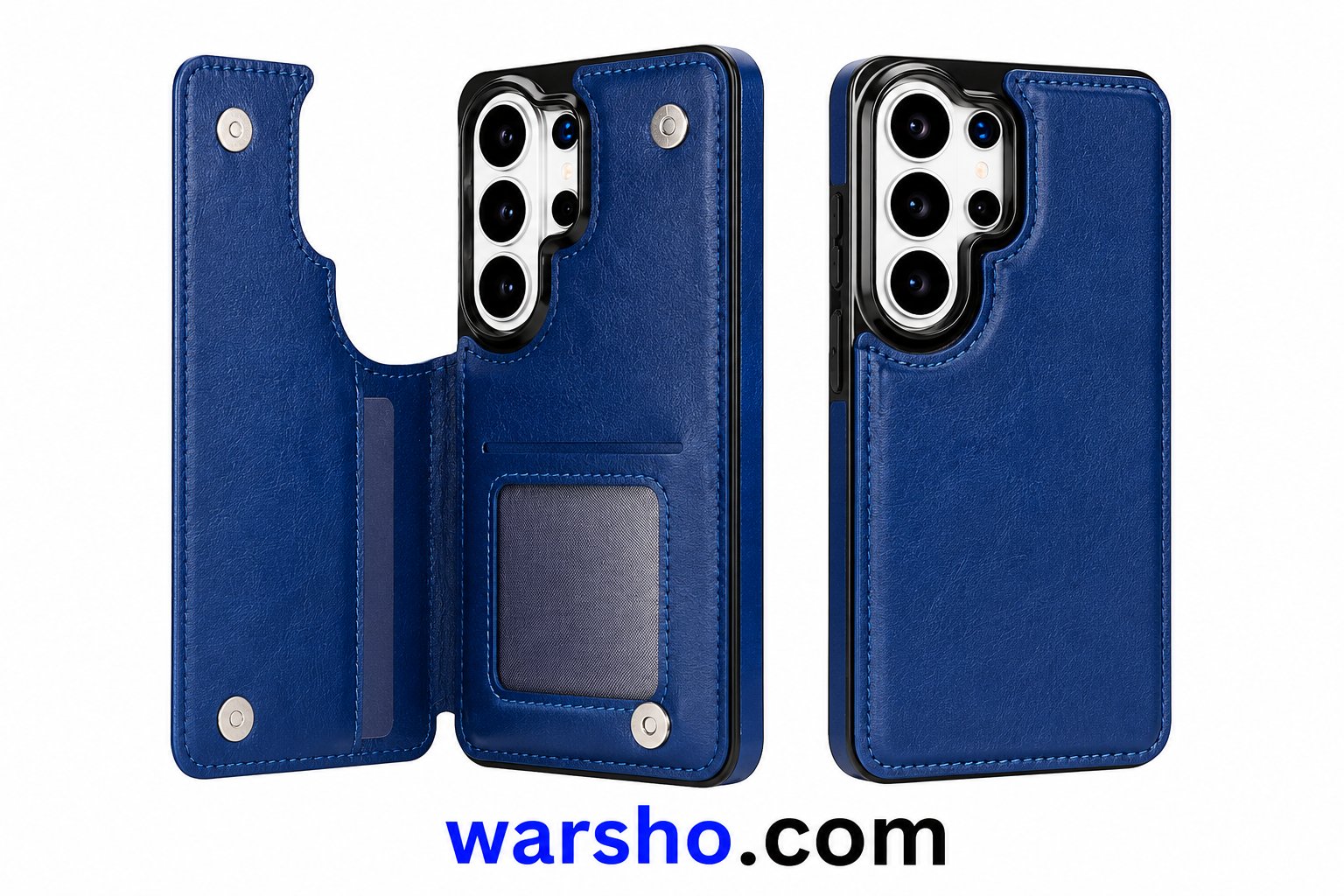 Wallet Double Button Flip Leather Case for Samsung Galaxy S26 Ultra, S25 Edge, S24 FE, S23, A15, A16, A17, A26, A35, A36, A53, A54, A55 & A56 - image 4
