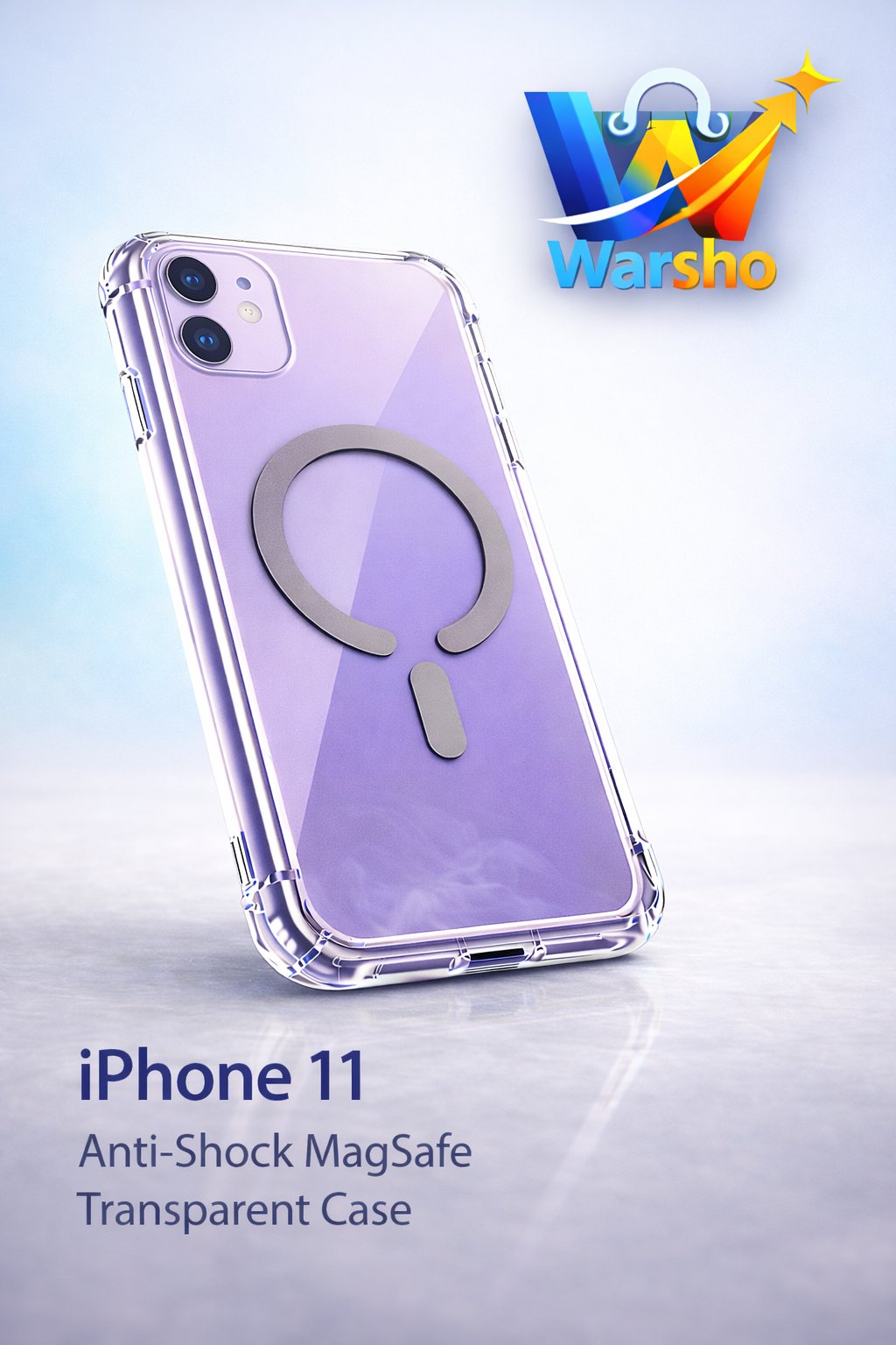 iPhone 11 Anti-Shock MagSafe transparent case - image 3