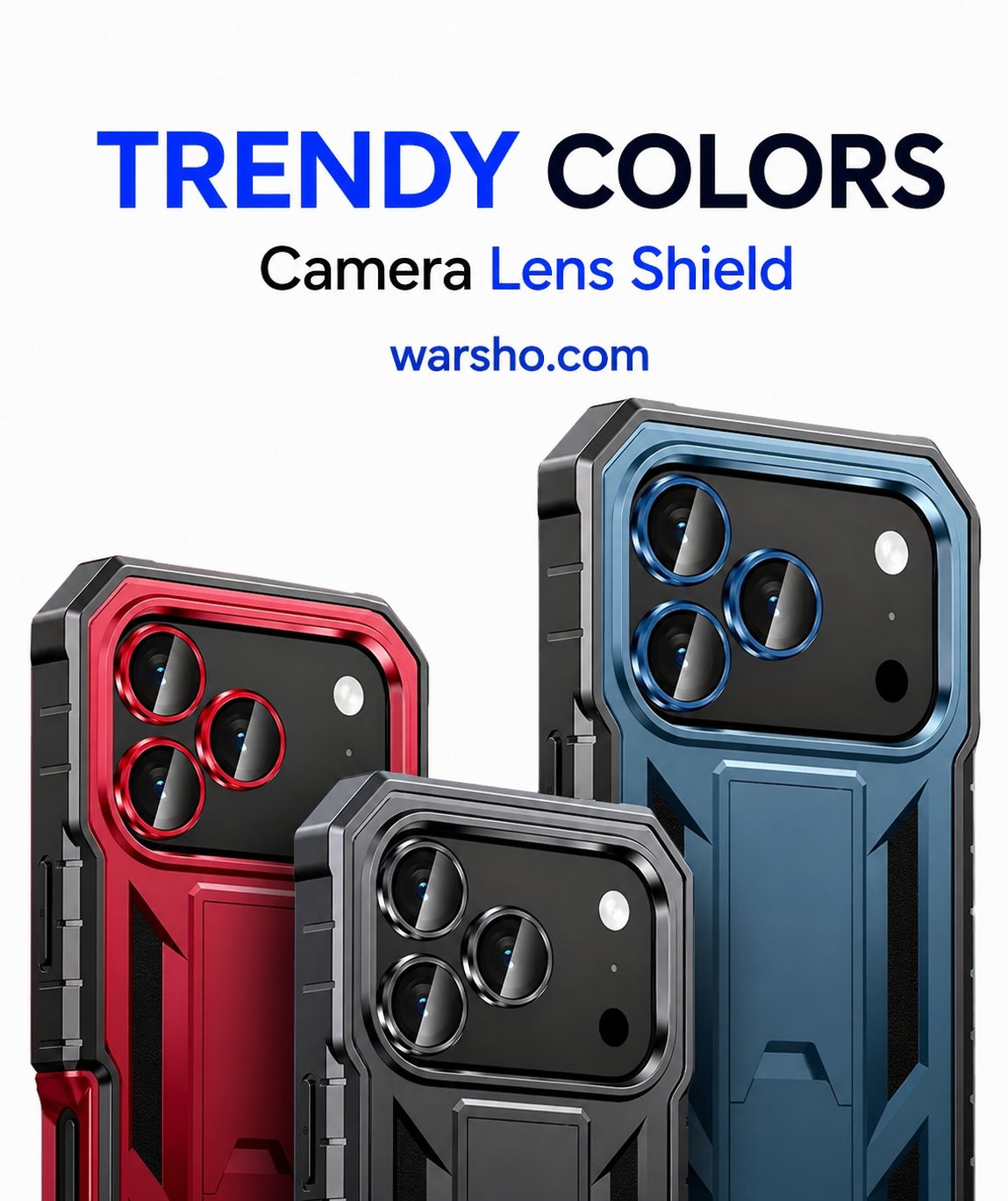 Phone Camera Lens Protector (For iPhone 17 / 16 / 15 / 14 Series – Individual Tempered Glass Lens Cover) - image 5