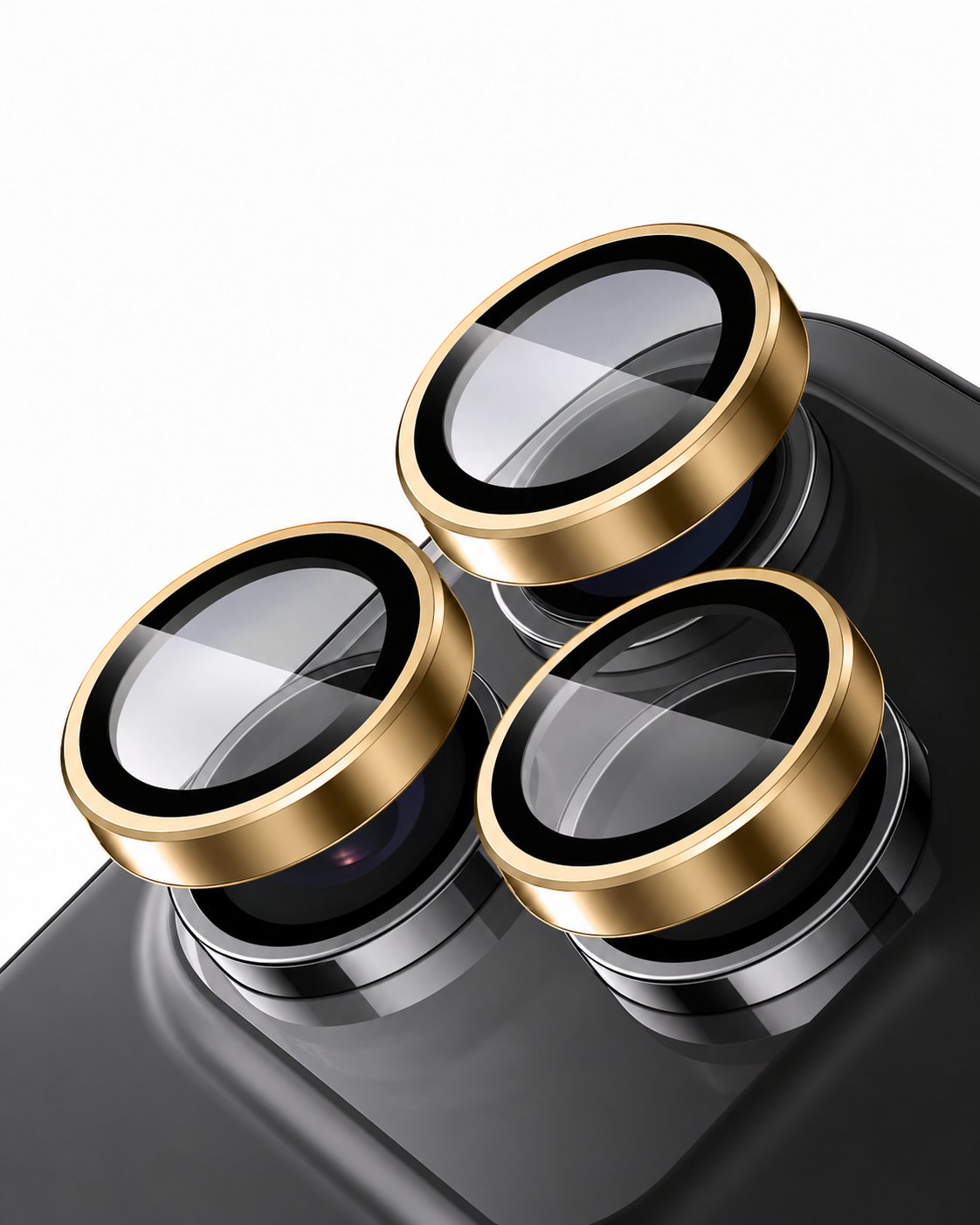 Phone Camera Lens Protector (For iPhone 17 / 16 / 15 / 14 Series – Individual Tempered Glass Lens Cover) - image 2