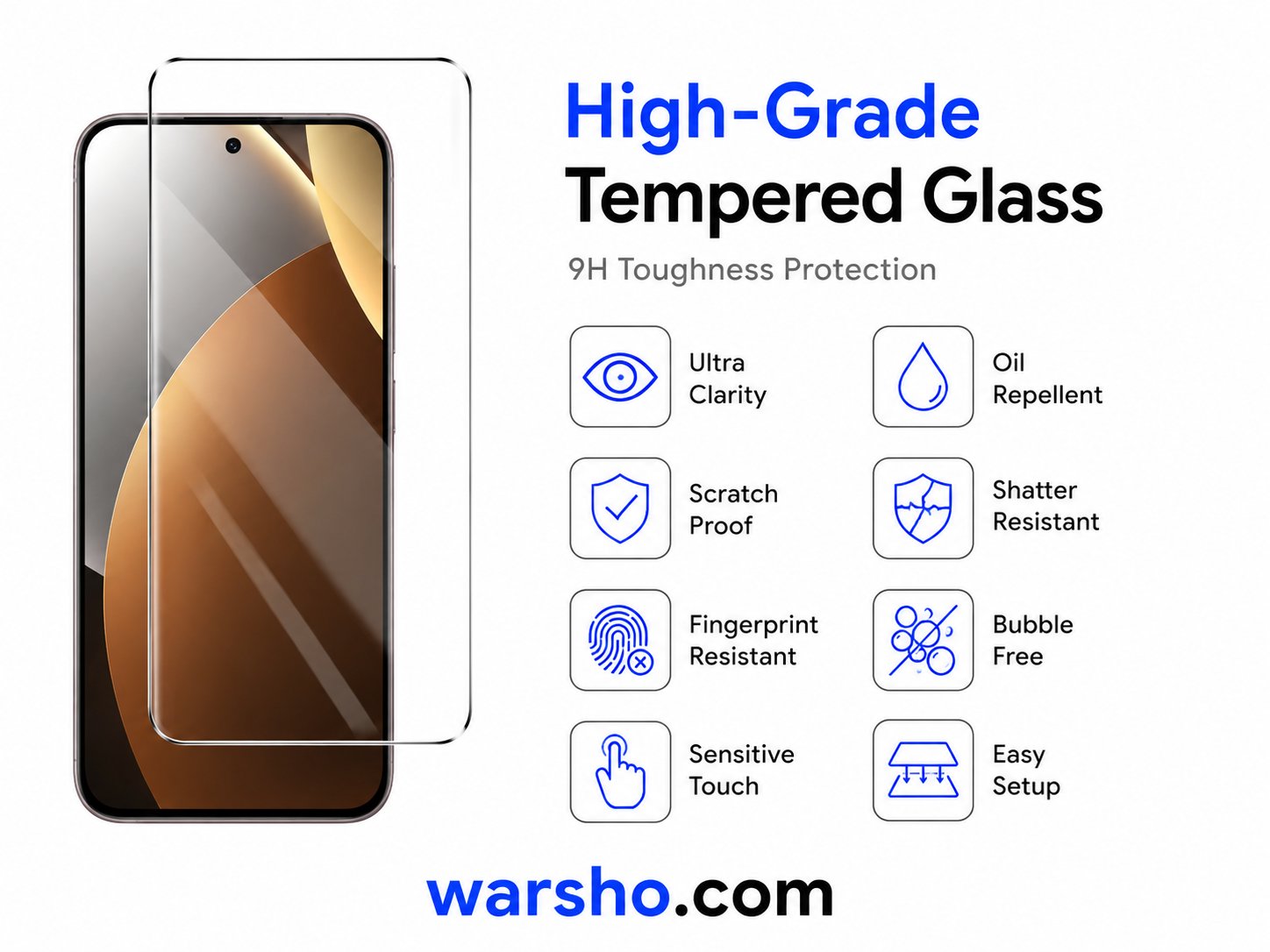9H Clear Tempered Glass Screen Protector for Xiaomi Redmi Note 15 Pro 5G - image 2