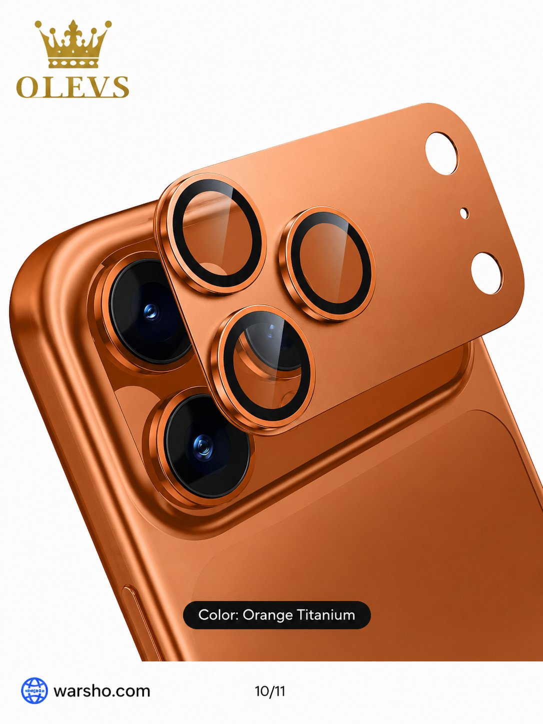 Metal Glass Camera Lens Protector for iPhone 13/14/15/16/17 Pro & Pro Max (Full Coverage Lens Cover - image 7