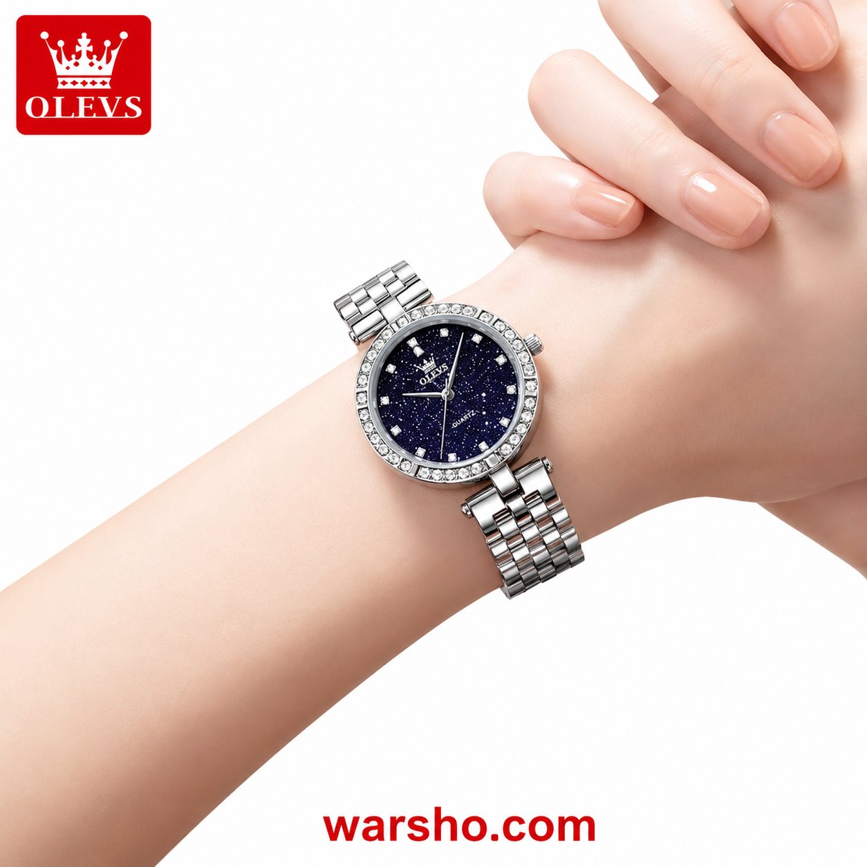 OLEVS 3641 Women’s Starry Dial Quartz Watch - image 5