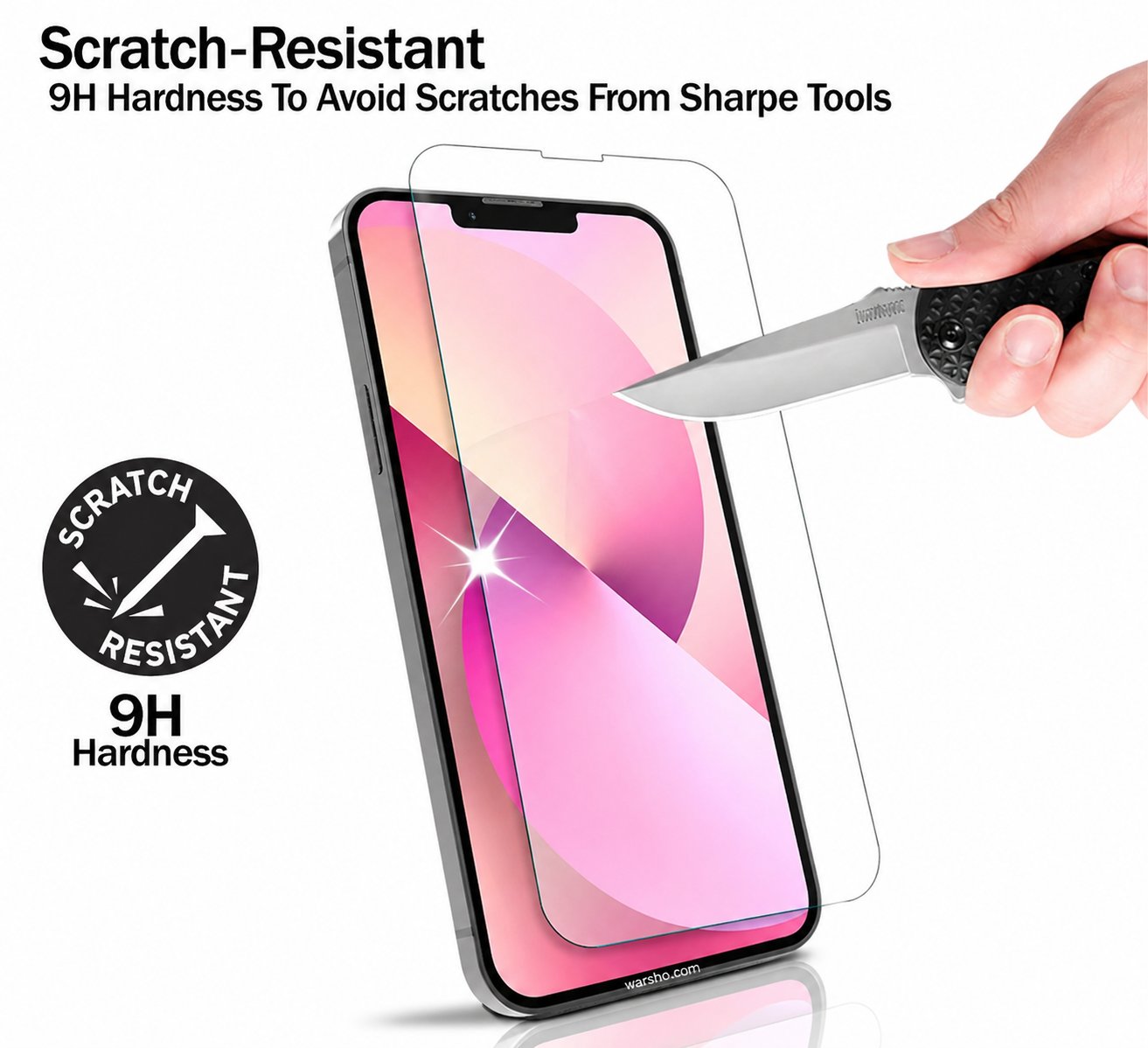 2–4PCS Tempered Glass Screen Protector (For iPhone 17 / 16 / 15 / 14 / 13 / 12 / 11 Series – 9H HD Protection Glass) - image 2