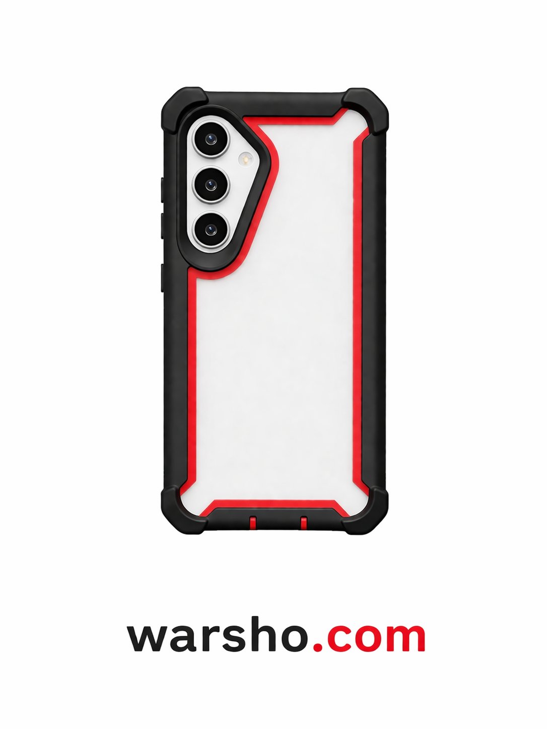 Heavy Duty Dual Layer Transparent Luxury Case For Samsung Galaxy A Series – Shockproof Protective Cover - image 3