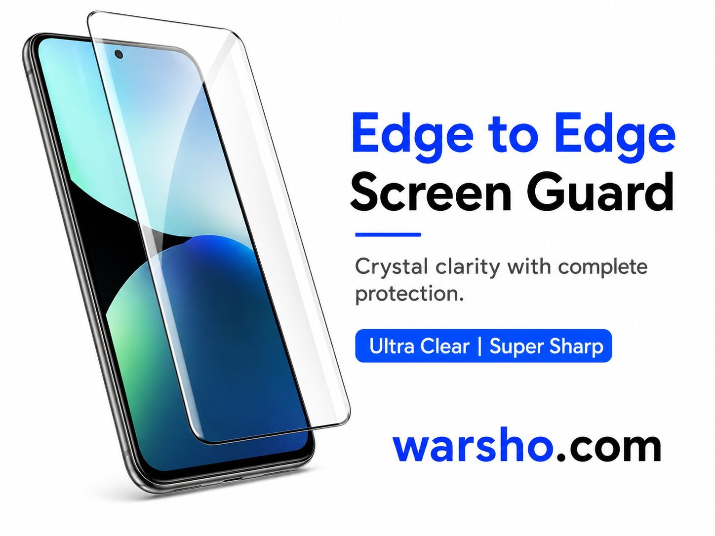 9D Curved Tempered Glass Screen Protector for Xiaomi Redmi Note 14 / 15 Pro 5G & 4G
