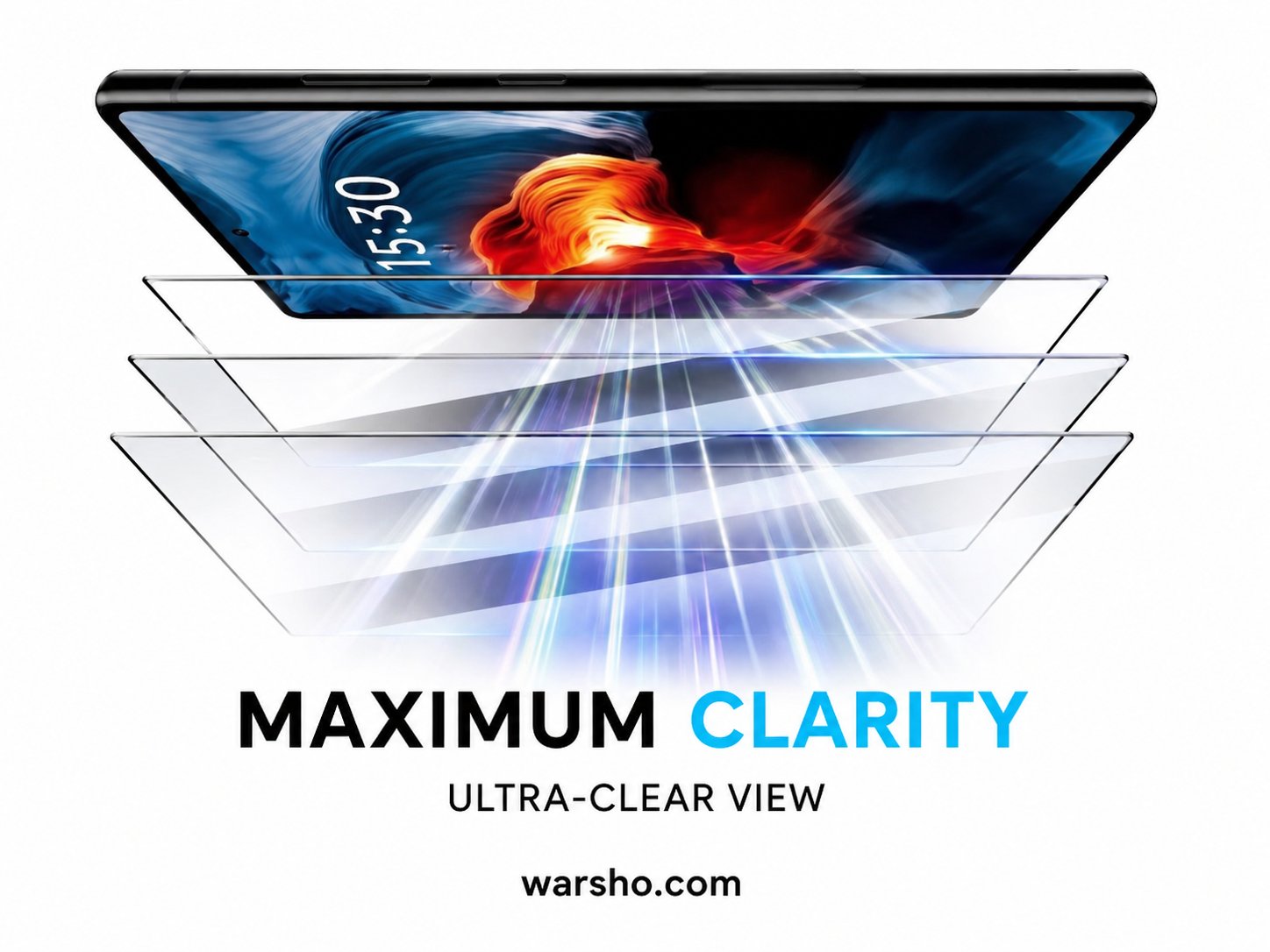 Samsung Galaxy Screen Protector (For S25 Ultra / S24 / S23 / S22 / S21 / A Series – 2PCS Tempered Glass) - image 3