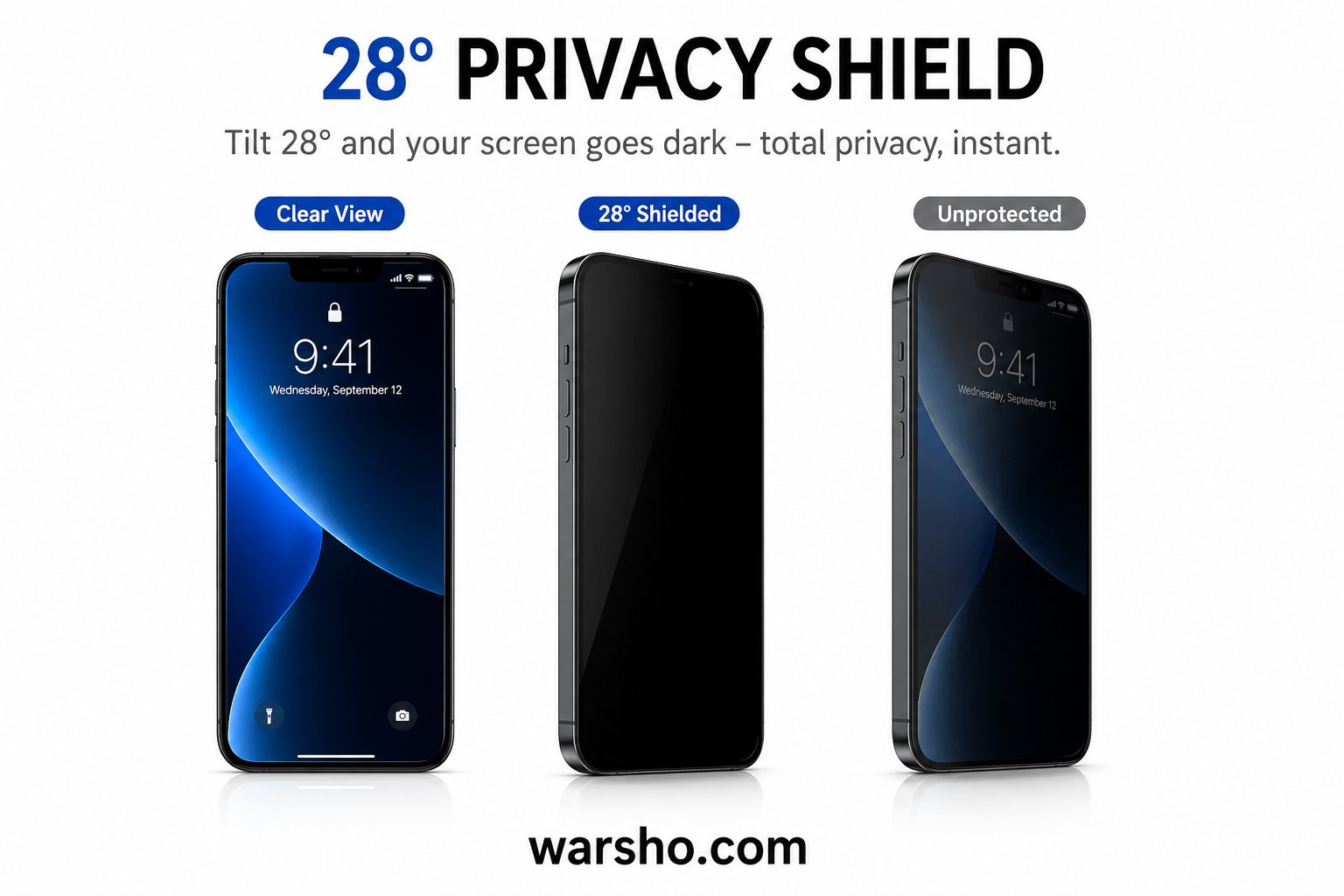 1–5PCS Anti-Spy Tempered Glass (For iPhone 17 / 16 / 15 / 14 / 13 / 12 / 11 / X Series – Privacy Screen Protector) - image 4