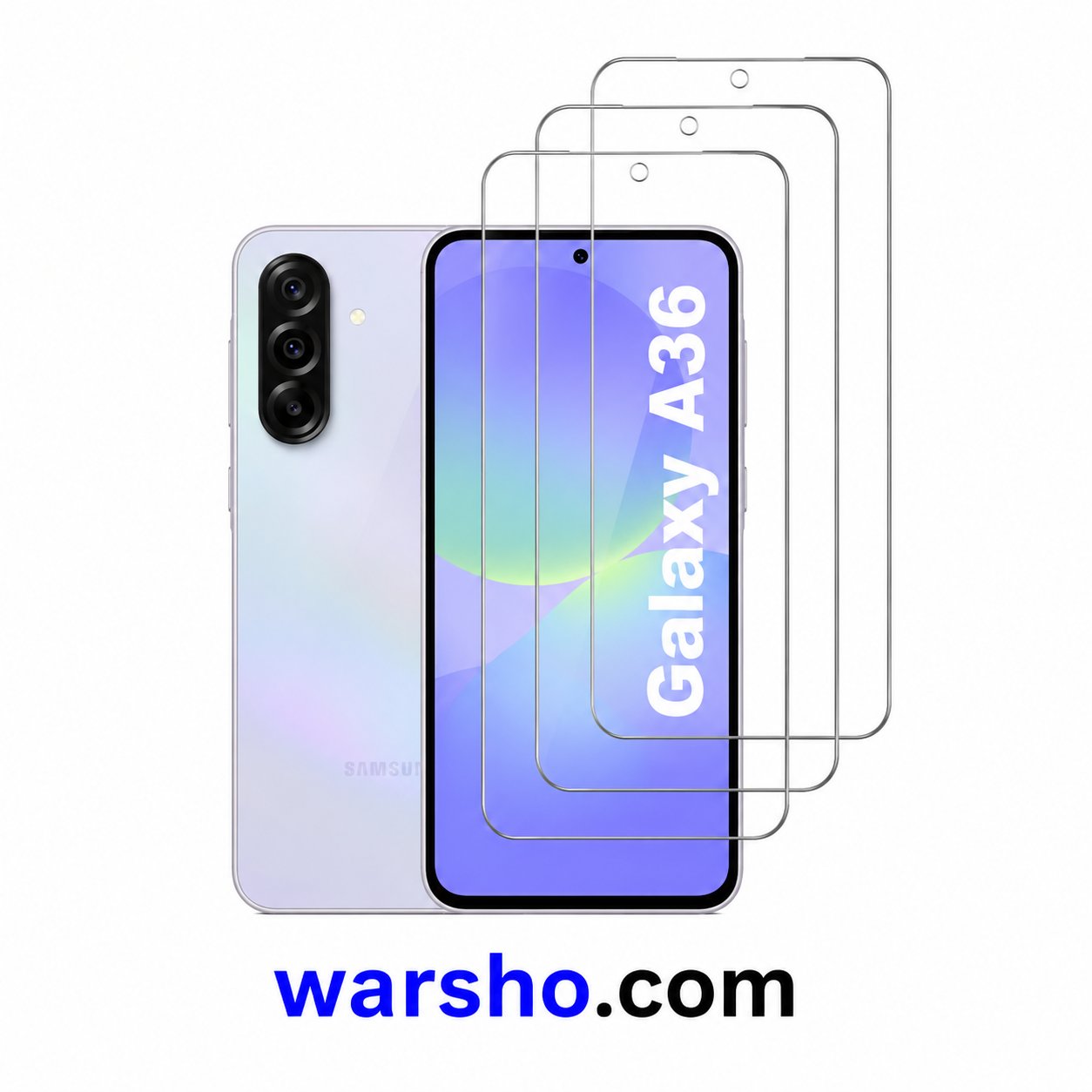 3PCS Samsung Galaxy A36 Tempered Glass Screen Protector