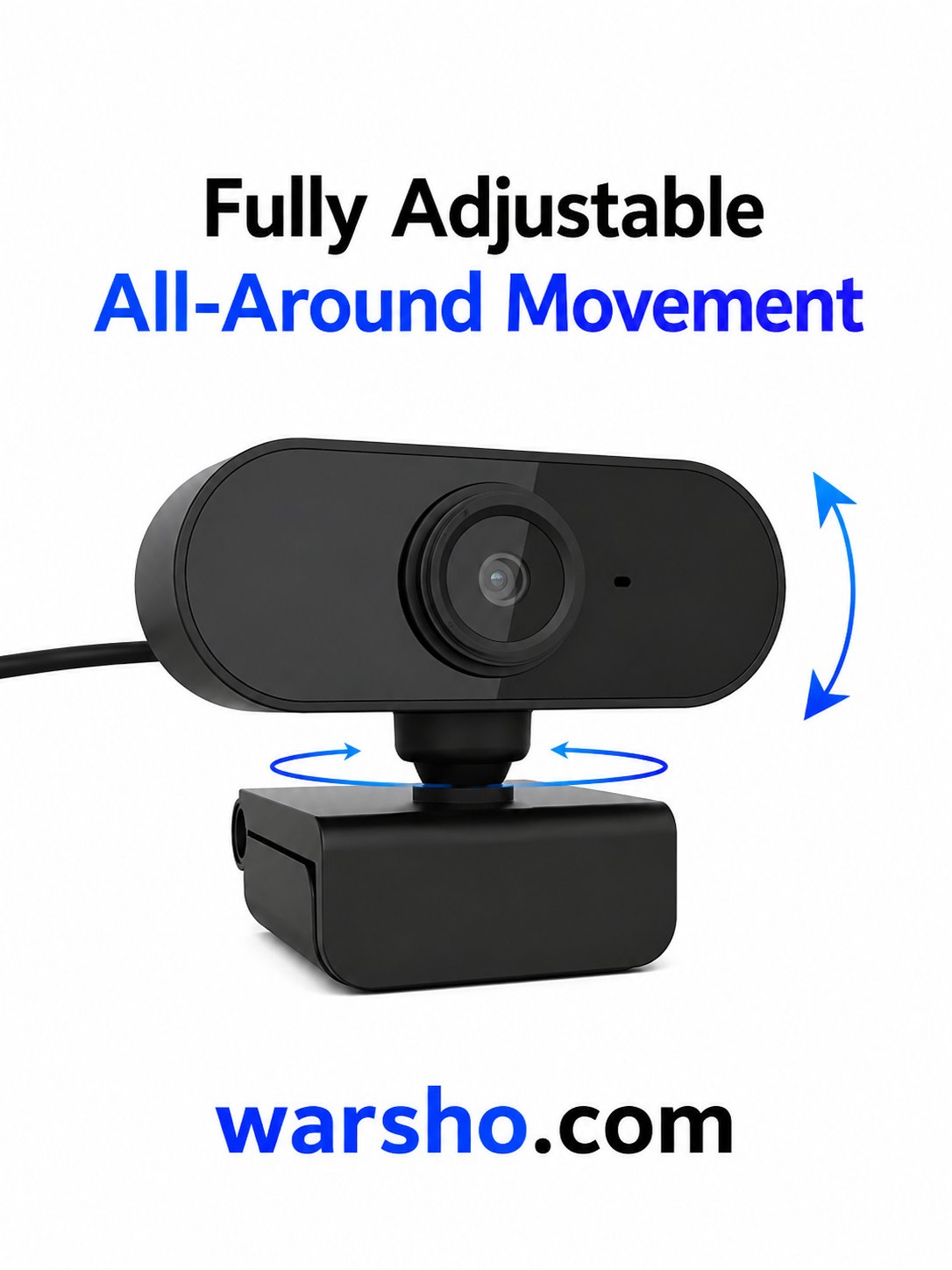 HD USB Webcam with Microphone for PC & Mac – Plug and Play Computer Camera for Video Calls & Streaming - image 4