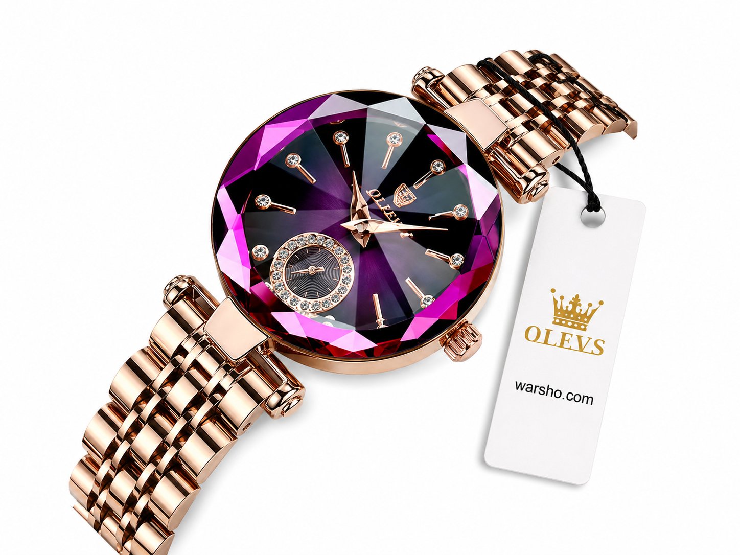 POEDAGAR Luxury Women Watch Set – Waterproof Quartz Wristwatch with Bracelet & Gift Box - image 4