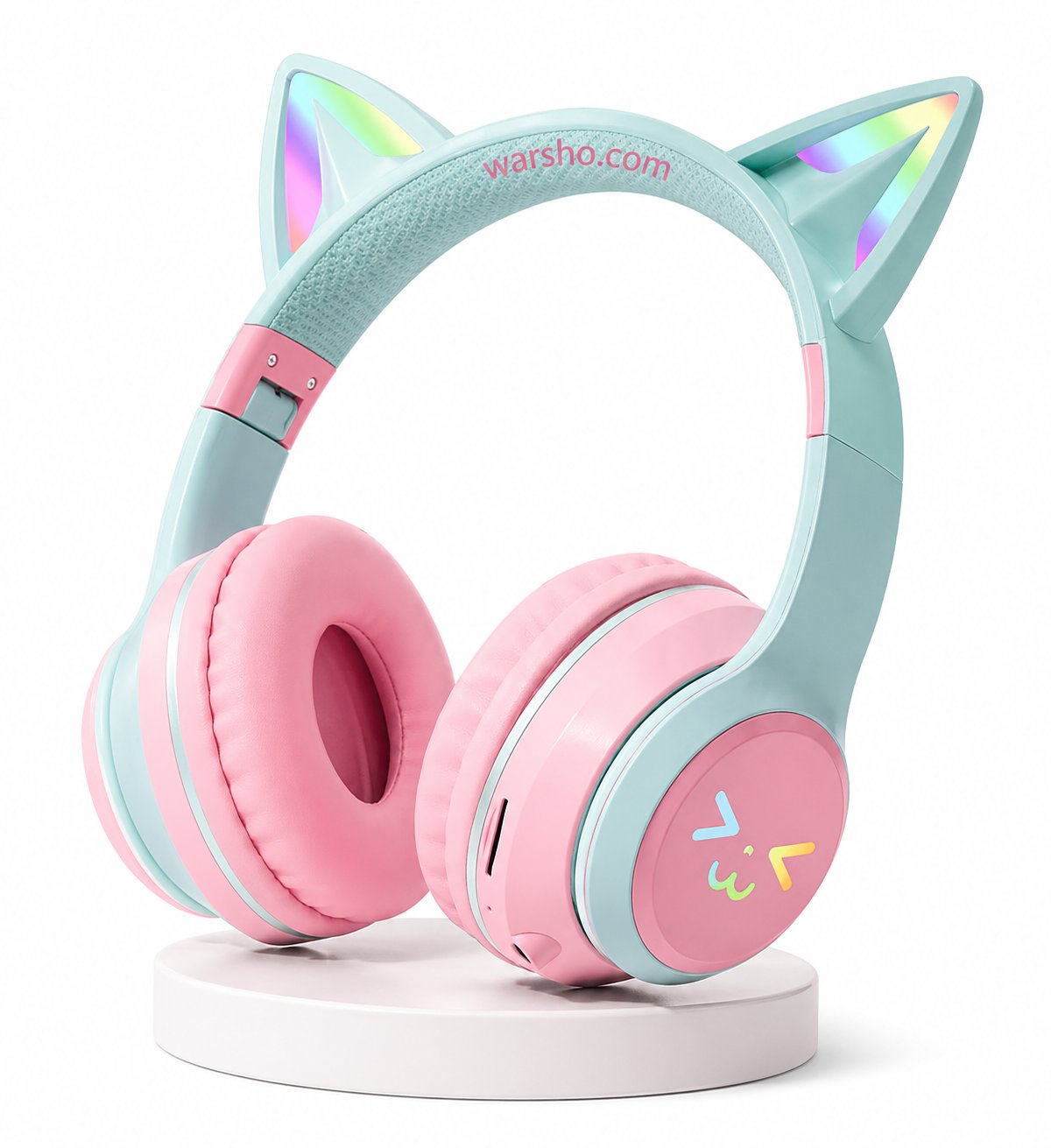 RGB Cat Ear Wireless Headphones Bluetooth – LED Glow, Gaming Headset with Mic, Type-C Charging (Cute Style - image 5