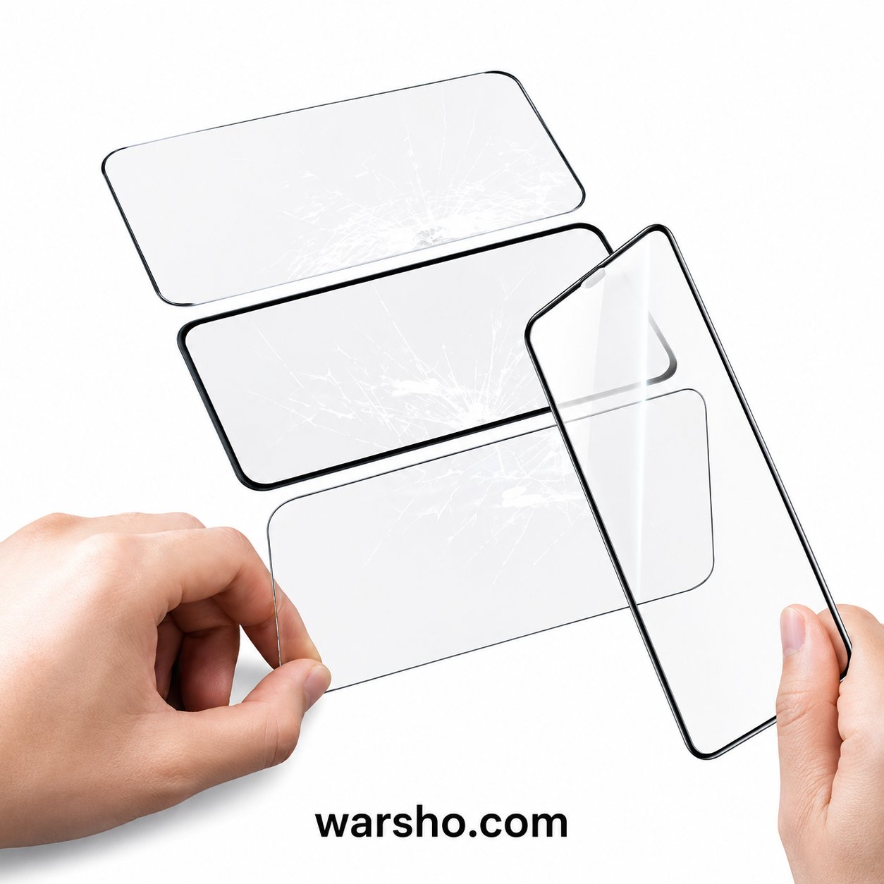 4PCS Tempered Glass Screen Protector (For iPhone 17 / 16 / 15 / 14 / 13 / 12 / 11 / X Series – HD 9H Protection Glass) - image 5