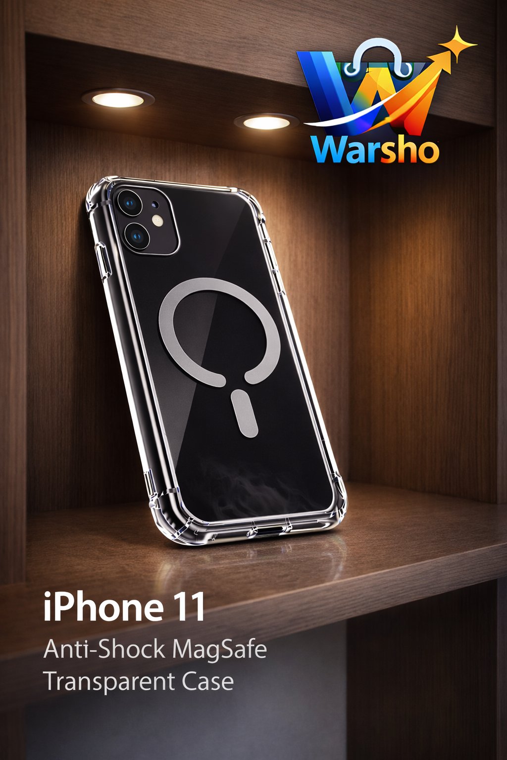 iPhone 11 Anti-Shock MagSafe transparent case - image 4