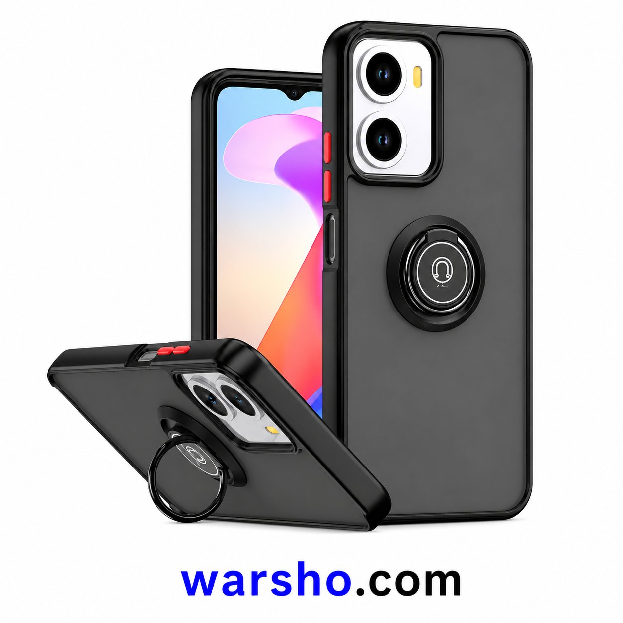Ring Holder Case for Xiaomi Redmi 15A, 15C, 14C, 13C, 13, 12 & Redmi A7 Pro - image 4