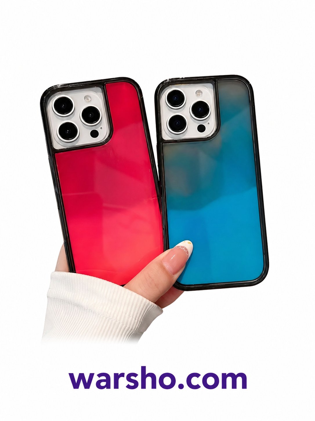 Glow in Dark Luminous Quicksand Case for iPhone 16 / 17 Pro Max / 15 Series - image 4