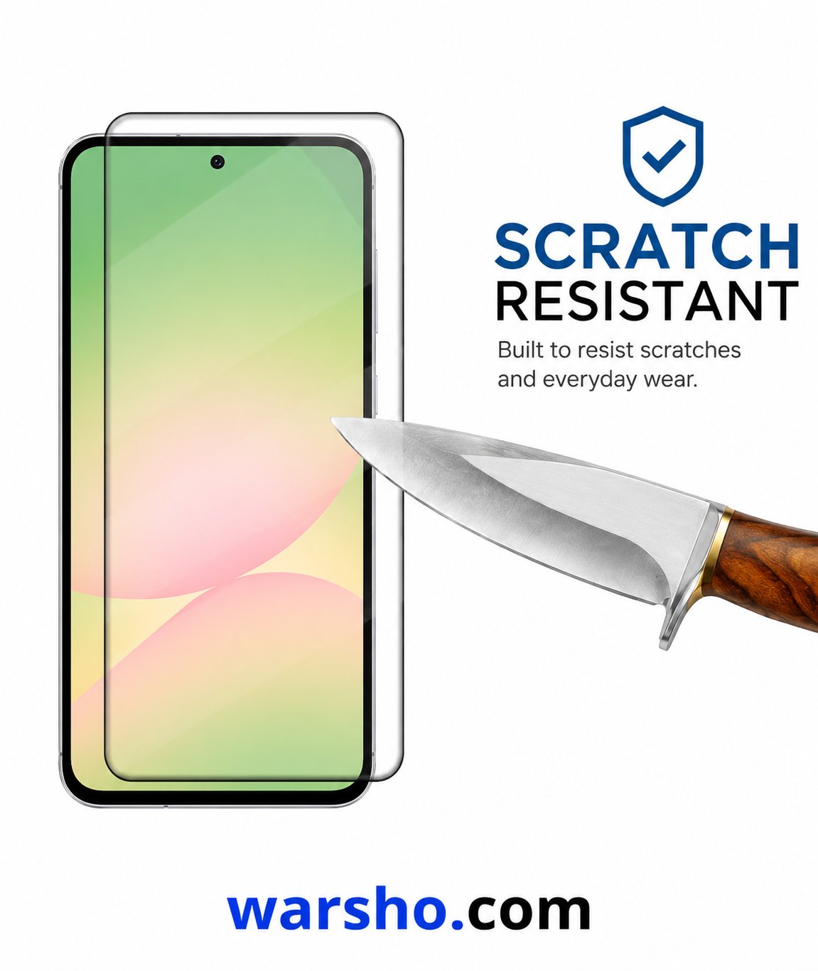 6-in-1 Full Cover Tempered Glass & Lens Protector for Samsung Galaxy A56 - image 3