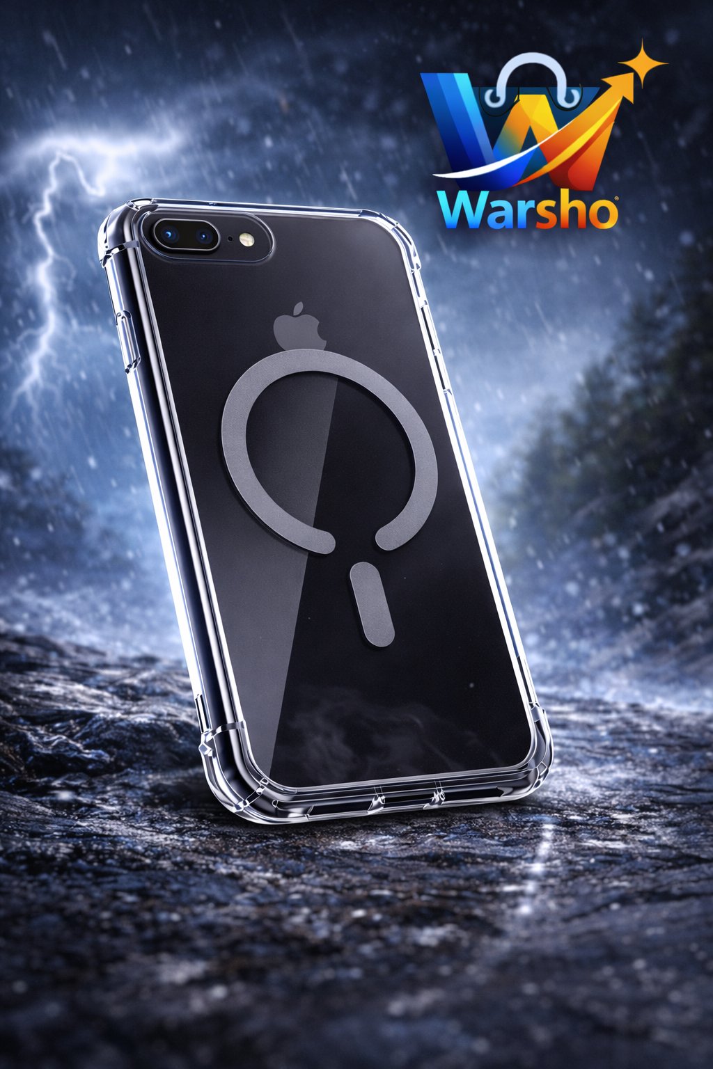 iPhone 8 Plus Anti-Shock MagSafe transparent case - image 4