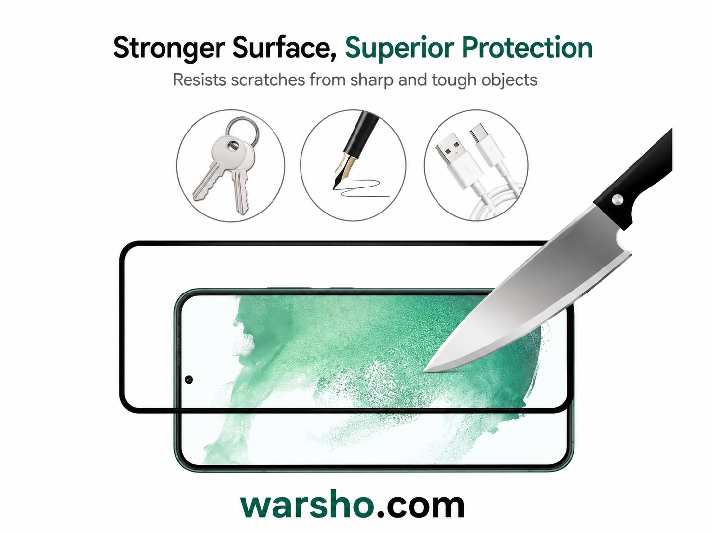2PCS Tempered Glass + 1 Camera Protector for Samsung Galaxy - image 3