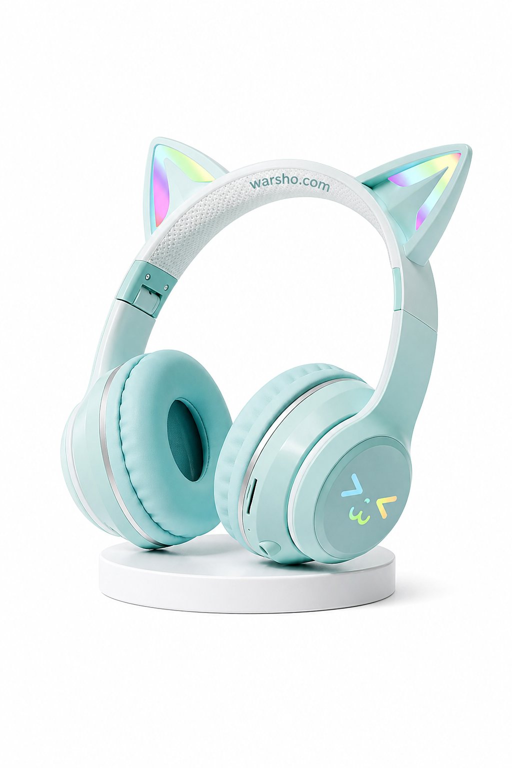 RGB Cat Ear Wireless Headphones Bluetooth – LED Glow, Gaming Headset with Mic, Type-C Charging (Cute Style - image 2