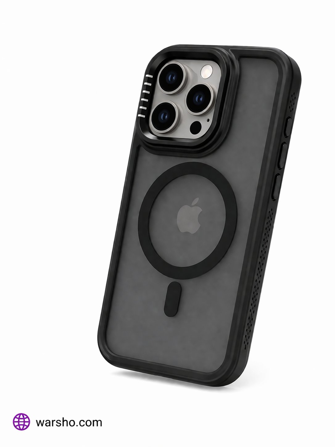 Luxury MagSafe Clear Heat Dissipation Case for iPhone 11/12/13/14/15/16 Series (Acrylic Armor Cover) - image 2