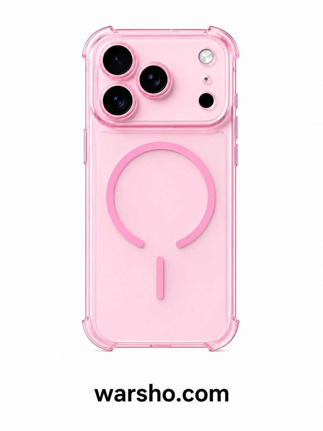 Luxury Magnetic Translucent Airbag Bumper Case (For iPhone 17 / 16 / 15 / 14 / 13 Series – MagSafe Shockproof Cover) - image 2
